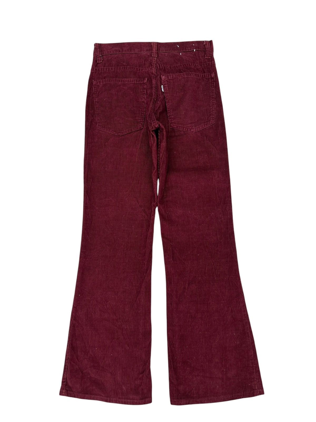Levi's Vintage 70s Levi’s 646 Maroon Corduroy Bootcut Jeans Size US 29 - 14 Thumbnail