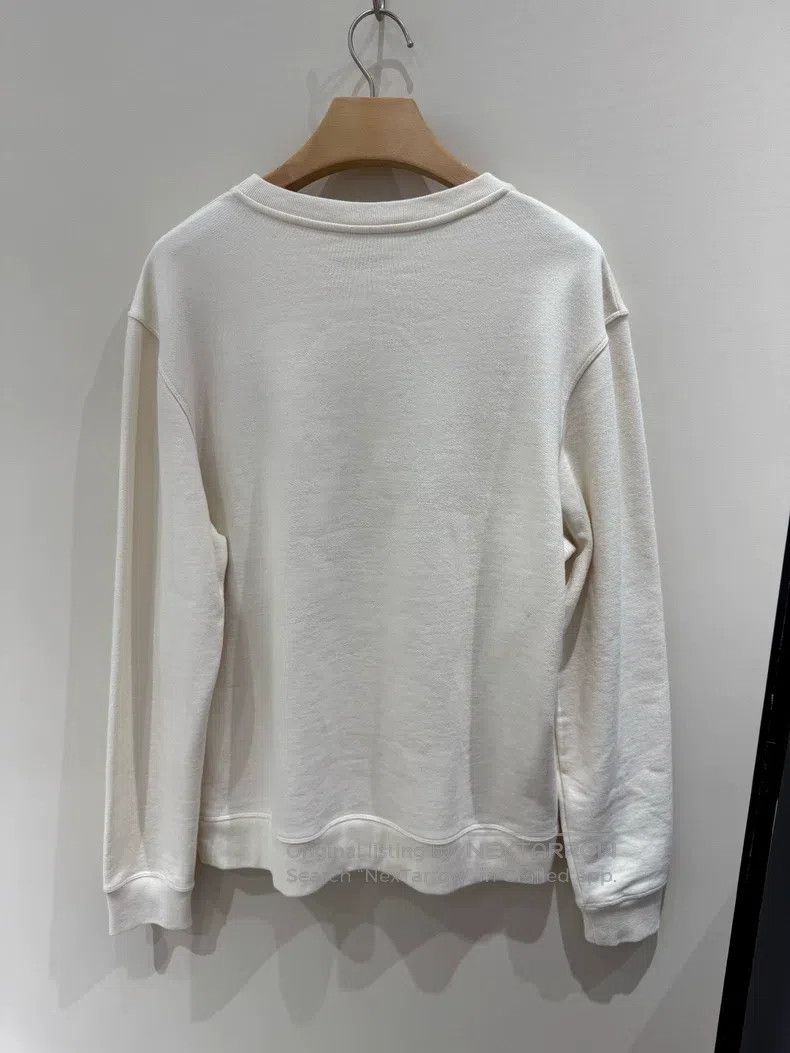 Loewe Loewe Off-white Round-neck Long-sleeve Hoodie Size M / US 6-8 / IT 42-44 - 6 Thumbnail