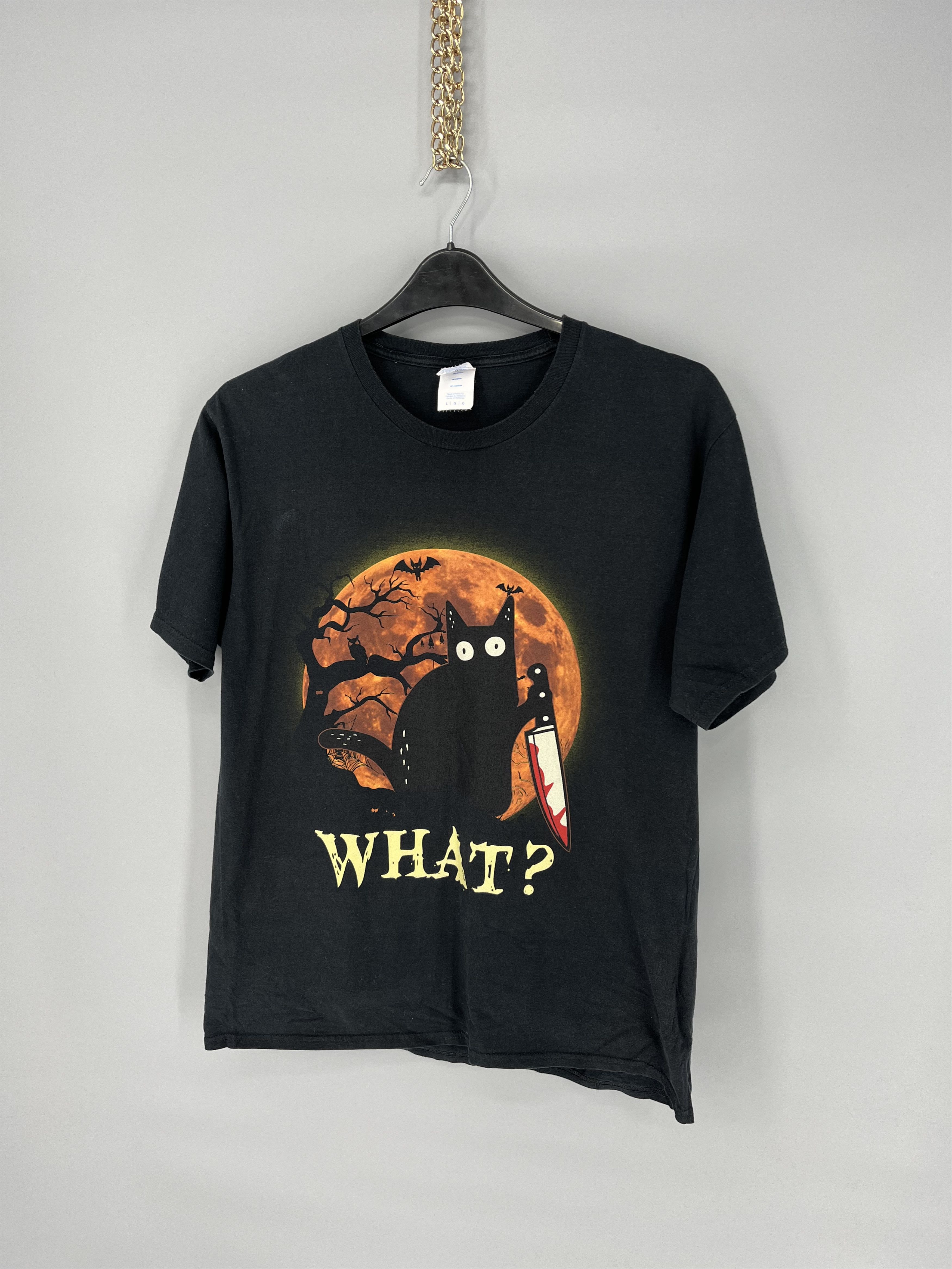 Band Tees Vintage 90s Adult “What ??” Humor Tee Streetwear Dead Face Size US L / EU 52-54 / 3 - 3 Thumbnail