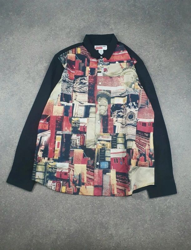 Supreme Supreme Comme Des Garçons Men's Multi Patchwork Shirt Size L Size US L / EU 52-54 / 3 - 1 Thumbnail
