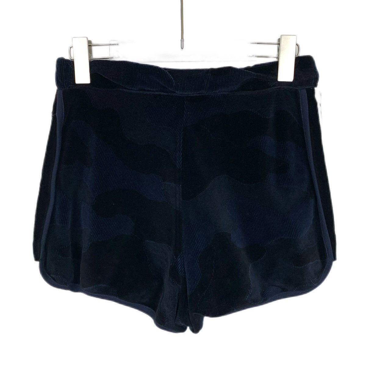 Dior Christian Dior Dark Blue Logo Intarsia Casual Shorts K26WX Size 26" / US 2 / IT 38 - 2 Thumbnail
