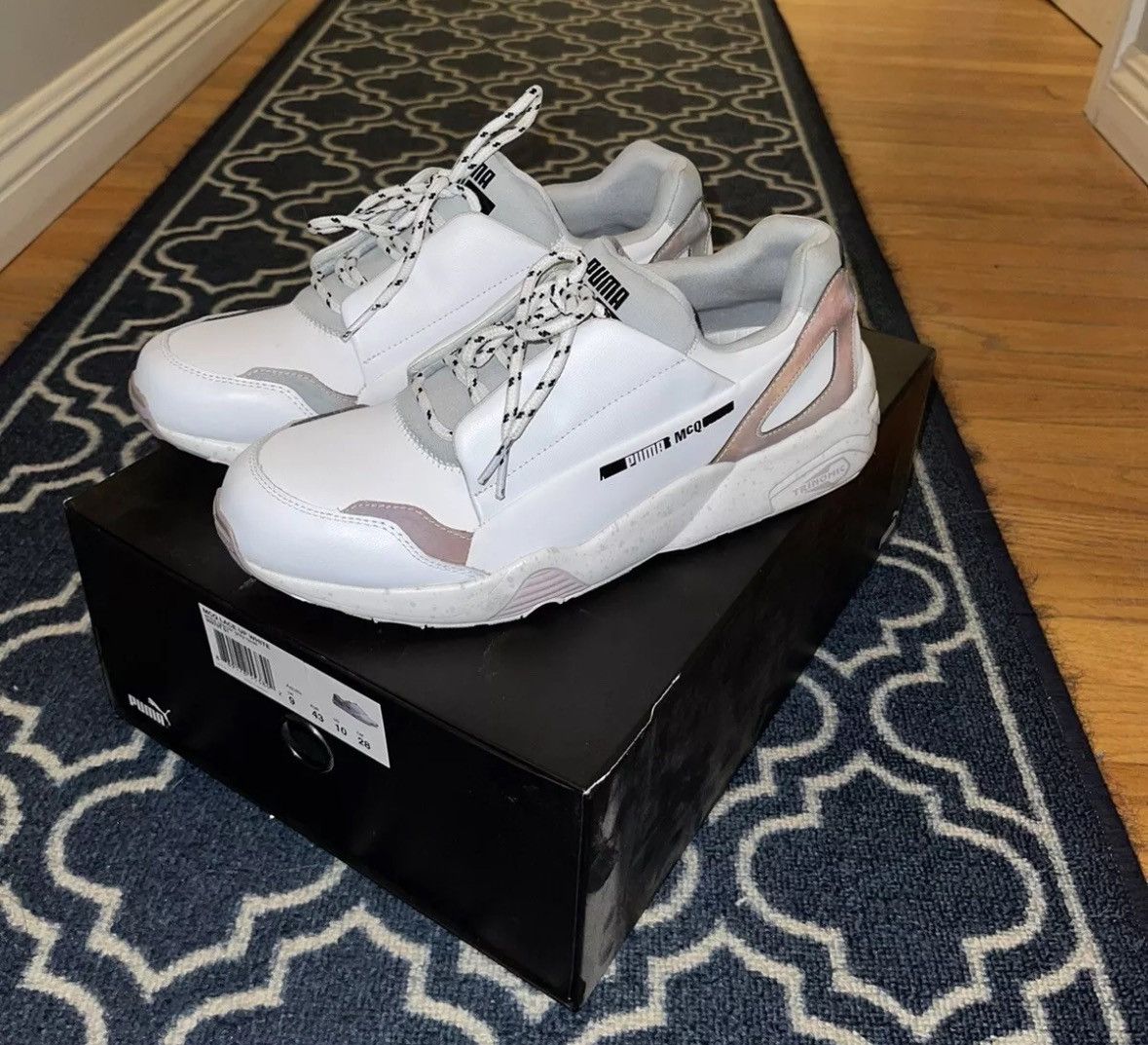 Alexander McQueen × McQ Alexander McQueen × Puma Puma Alexander McQueen mcq white reflective sneaker size 10 Size US 10 / EU 43 - 2 Thumbnail