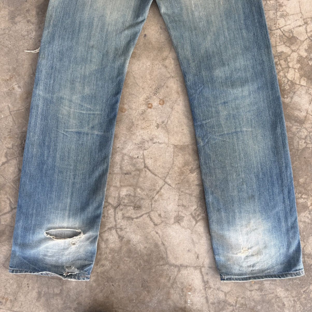 Levi's Vintage Clothing W30x33 Vintage Levi's 503 Faded Rusty Ripped Denim Jean Size US 30 / EU 46 - 11 Thumbnail