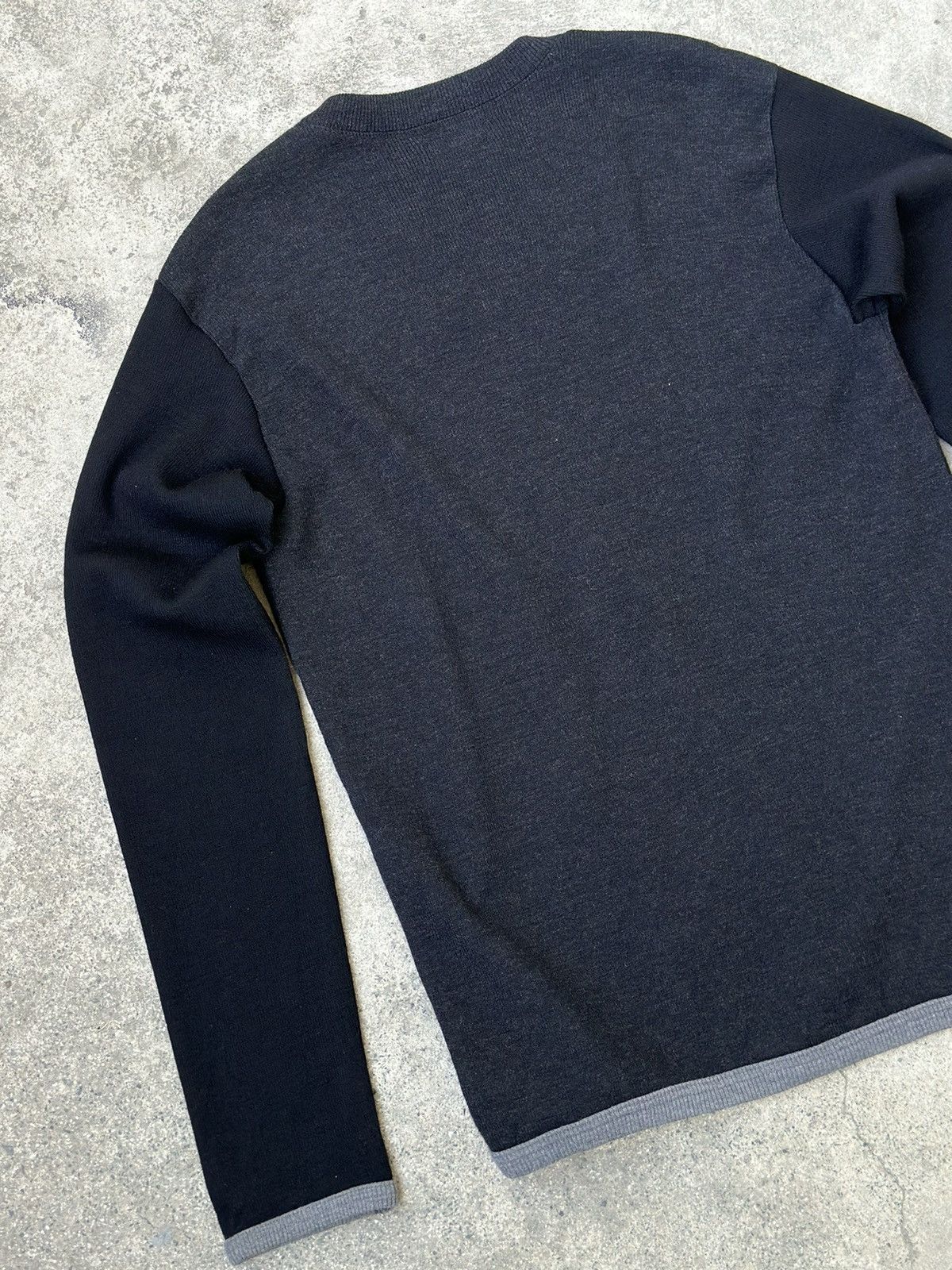 Y's for Men × Yohji Yamamoto Y’s for Men Yohji Yamamoto Knitted Wool Sweater Tri-Tone Size US M / EU 48-50 / 2 - 8 Thumbnail