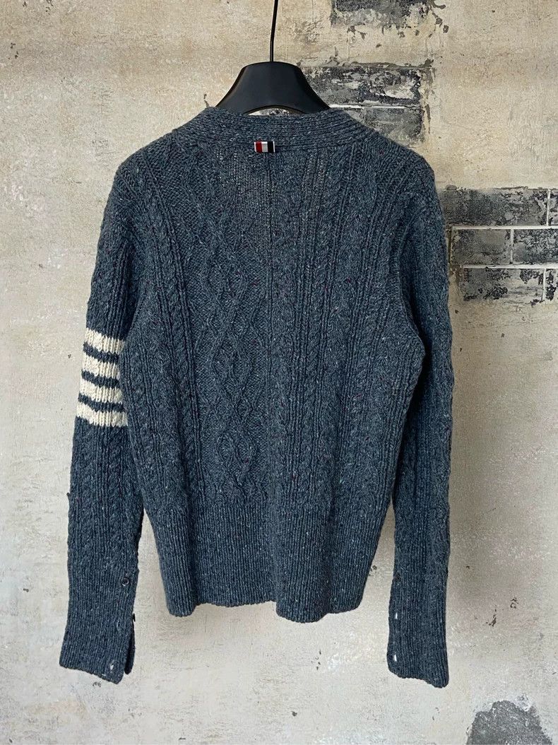 Thom Browne Thom Browne V-neck knit sweater Size US M / EU 48-50 / 2 - 3 Thumbnail