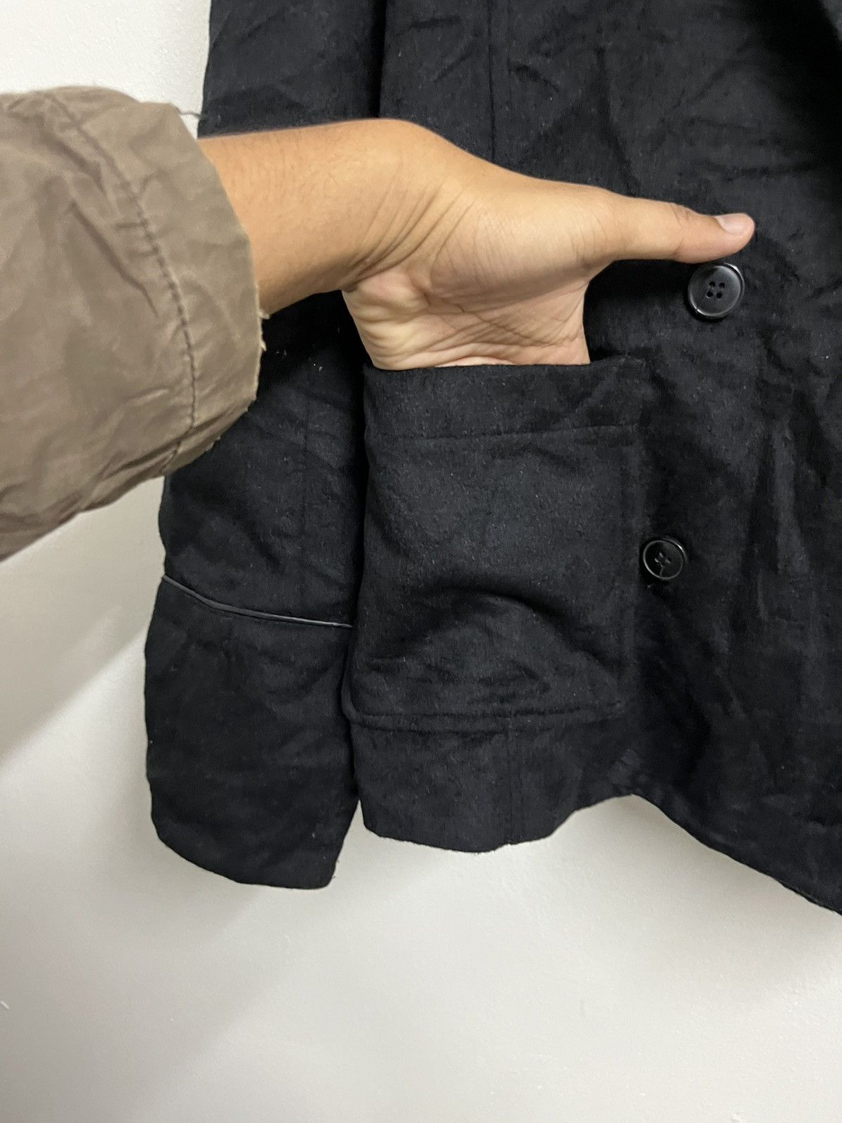 RAGEBLUE 💥Japanese Brand RAGEBLUE Wool Black Jackets Size US S / EU 44-46 / 1 - 7 Thumbnail