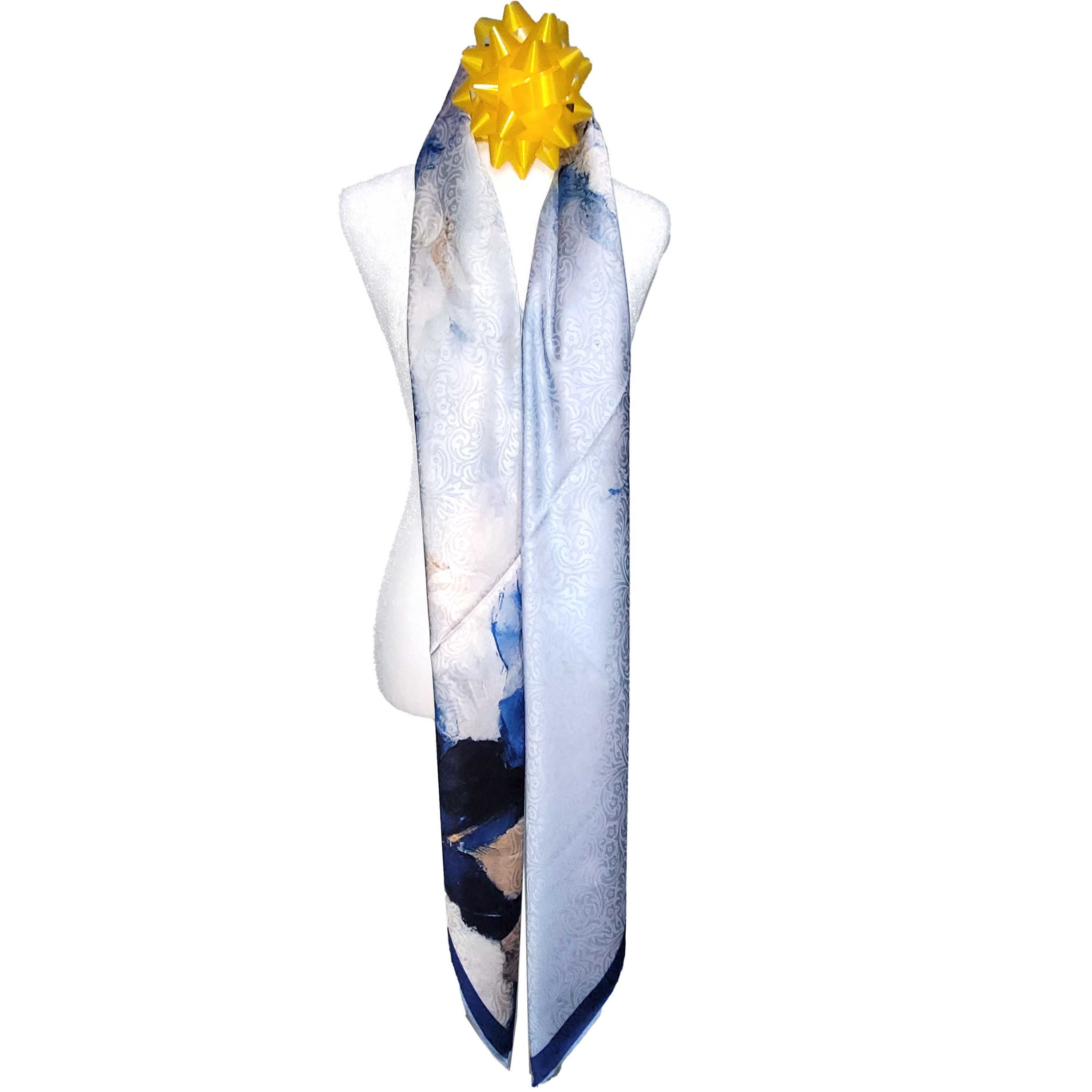Other NWT Double Sided Silk Scarf 52"x52" Large Square Wrap 3230 Size ONE SIZE - 4 Thumbnail
