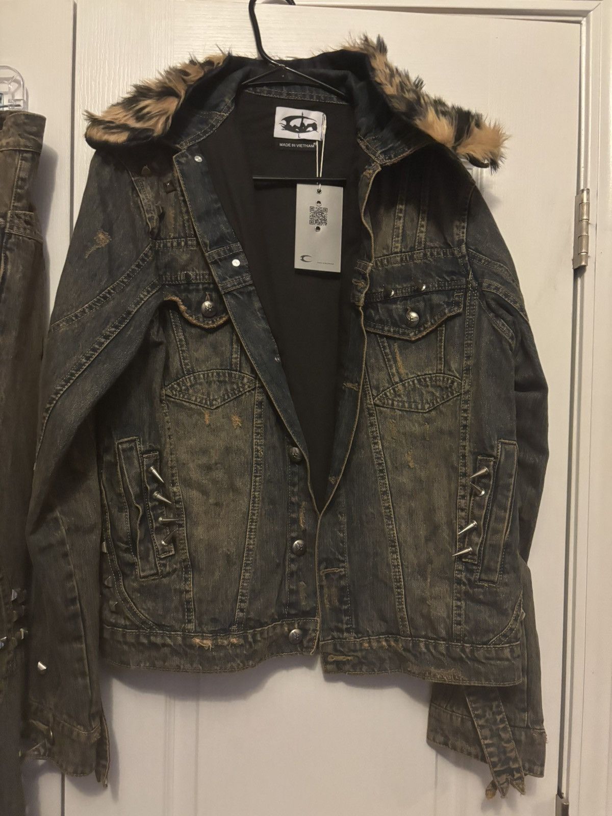 Other “More chaos” Spiked japanese Denim set Size US L / EU 52-54 / 3 - 4 Thumbnail