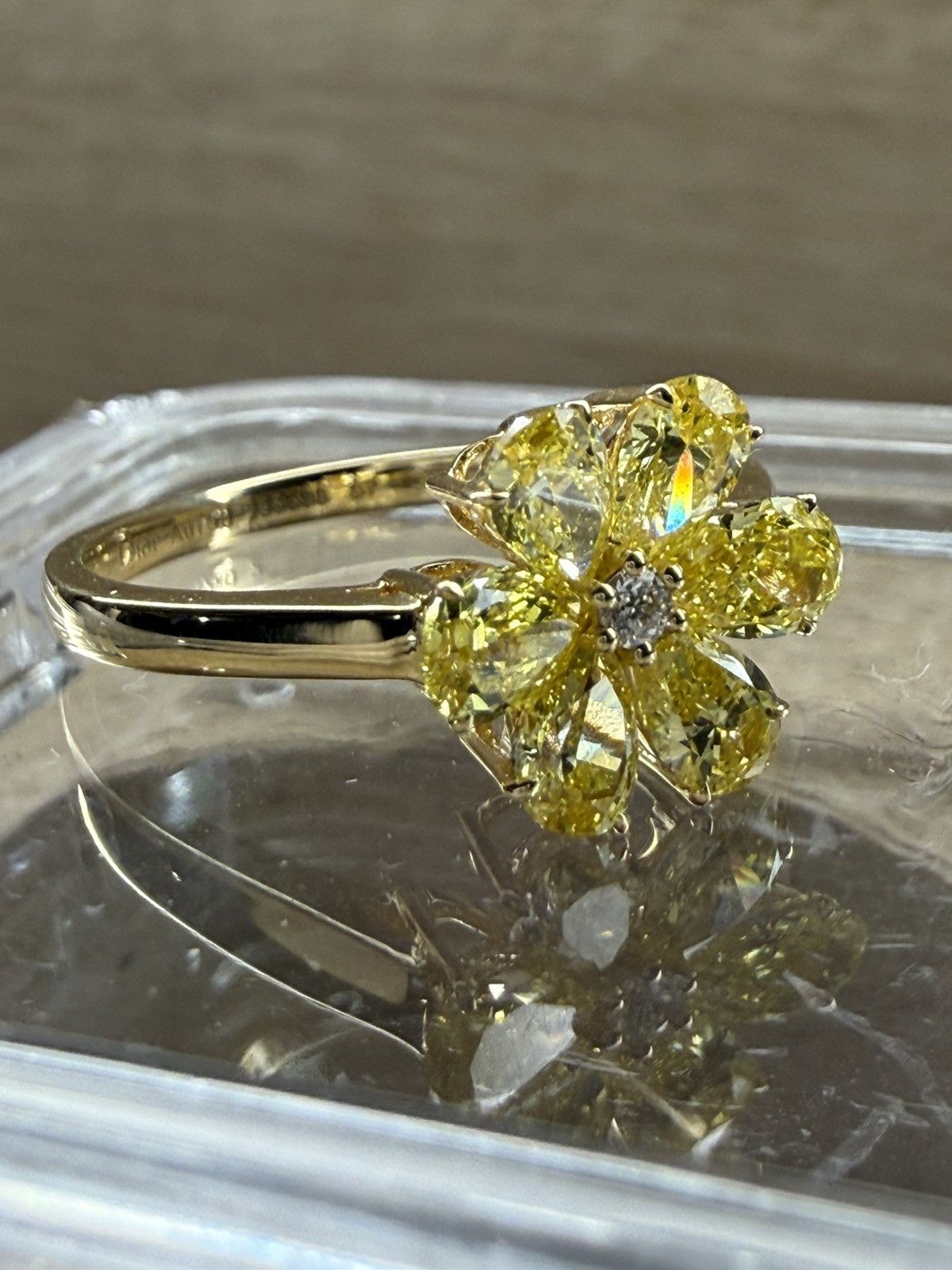 Dior Dior diamond ring size 7 Size ONE SIZE - 12 Thumbnail