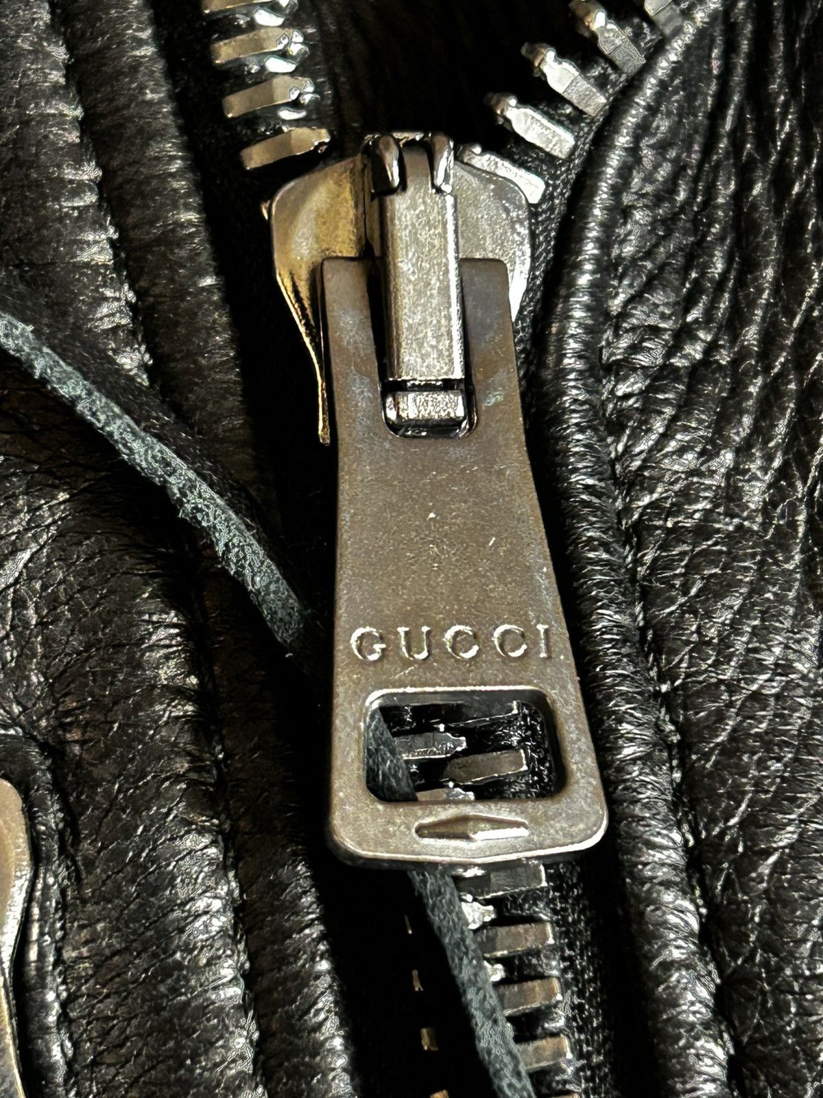 Gucci Gucci 2017 deer hide biker leather jacket with fringle Size S / US 4 / IT 40 - 22 Thumbnail