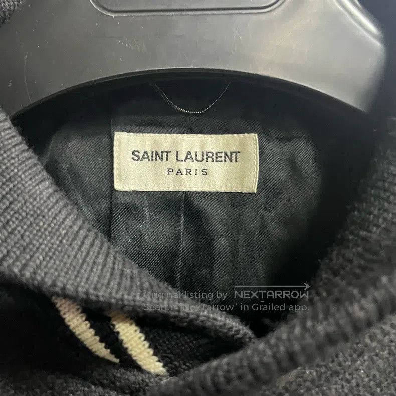 Saint Laurent Paris Saint Laurent Paris Classic Black and White Striped Single Size US M / EU 48-50 / 2 - 2 Thumbnail
