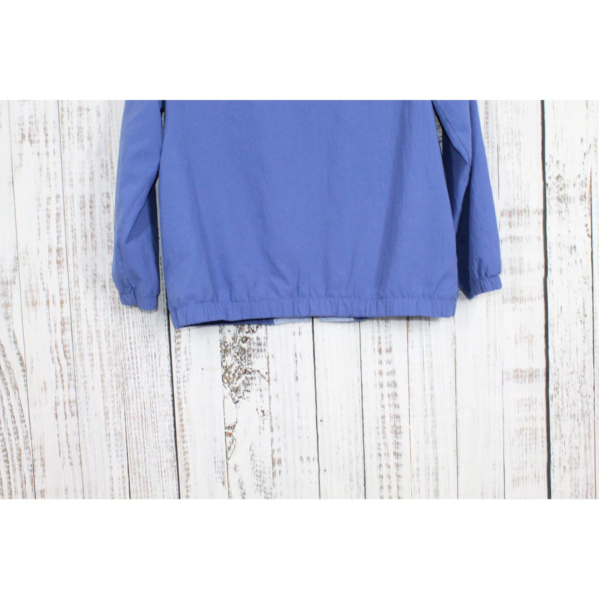 Blair Vintage 90s Blair Women's Blue Embroidered Flowers Track Jac Size M / US 6-8 / IT 42-44 - 7 Thumbnail