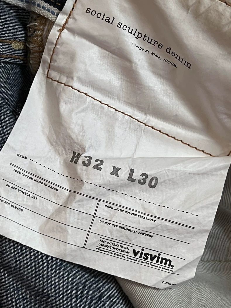 Visvim VisvimVISVIM Social Sculpture Denim Pants-2504 Size US 32 / EU 48 - 7 Thumbnail