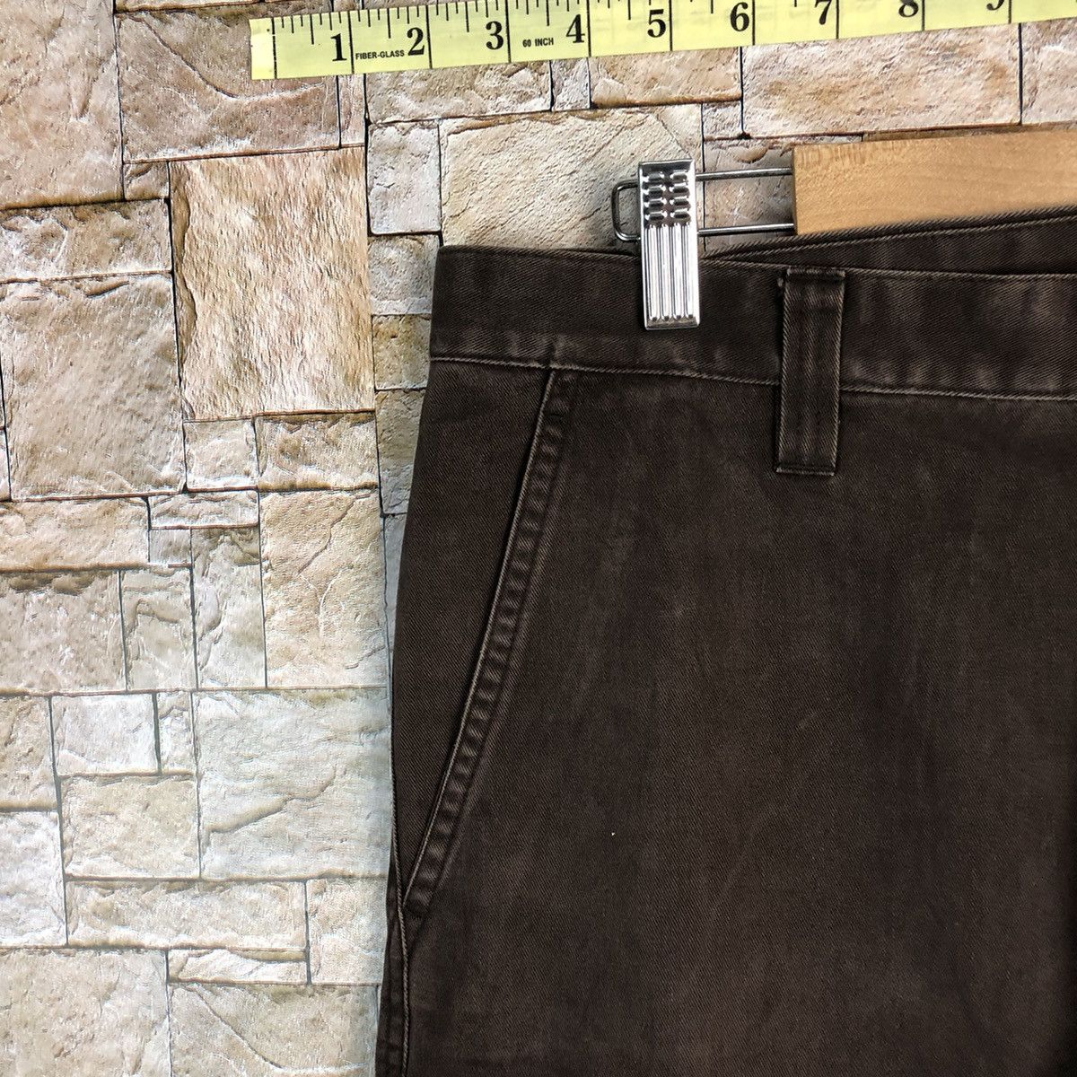 Japanese Brand Uniqlo Dark Brown Cargo Multipocket Pants #A615 Size US 32 / EU 48 - 7 Thumbnail