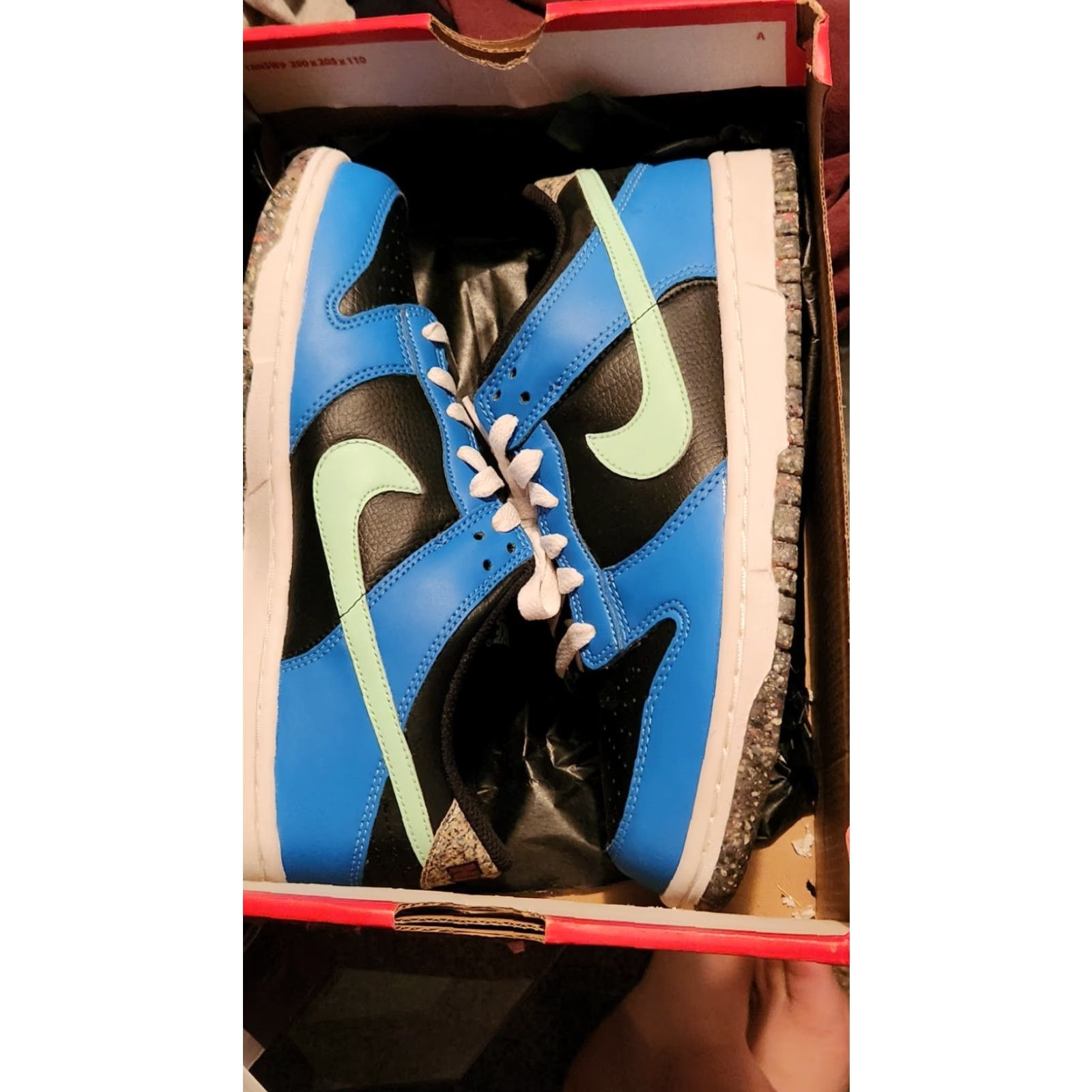 Nike Nike Dunk Low SE GS E Crater Blue Black DR0165-001 7Y Women's Sneaker XS Nike Dunk Low, 7Y, Blue, Women's, Sneaker Size US 7 / IT 37 - 2 Thumbnail