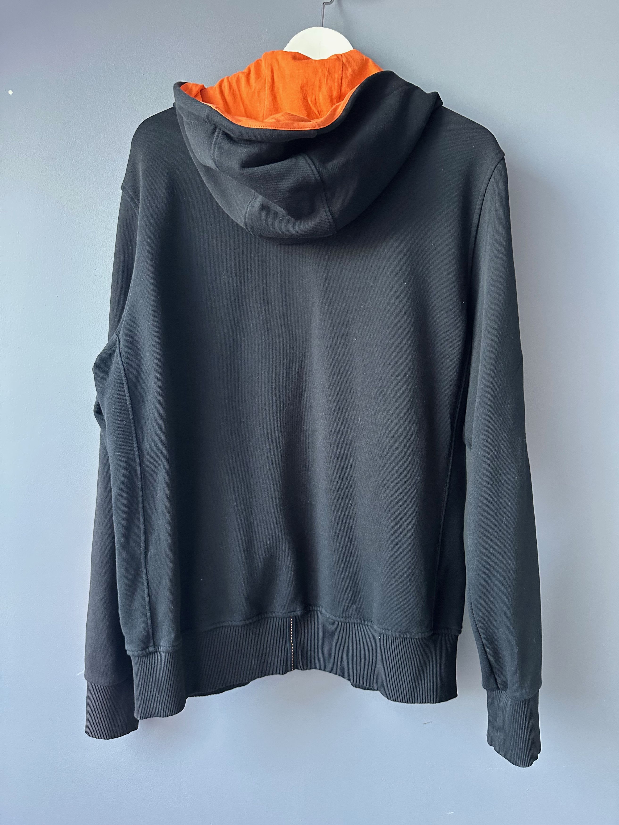 Parajumpers Parajumpers Fleece Full Zip Black Orange Hooded Sweatshirt Size US XL / EU 56 / 4 - 8 Thumbnail