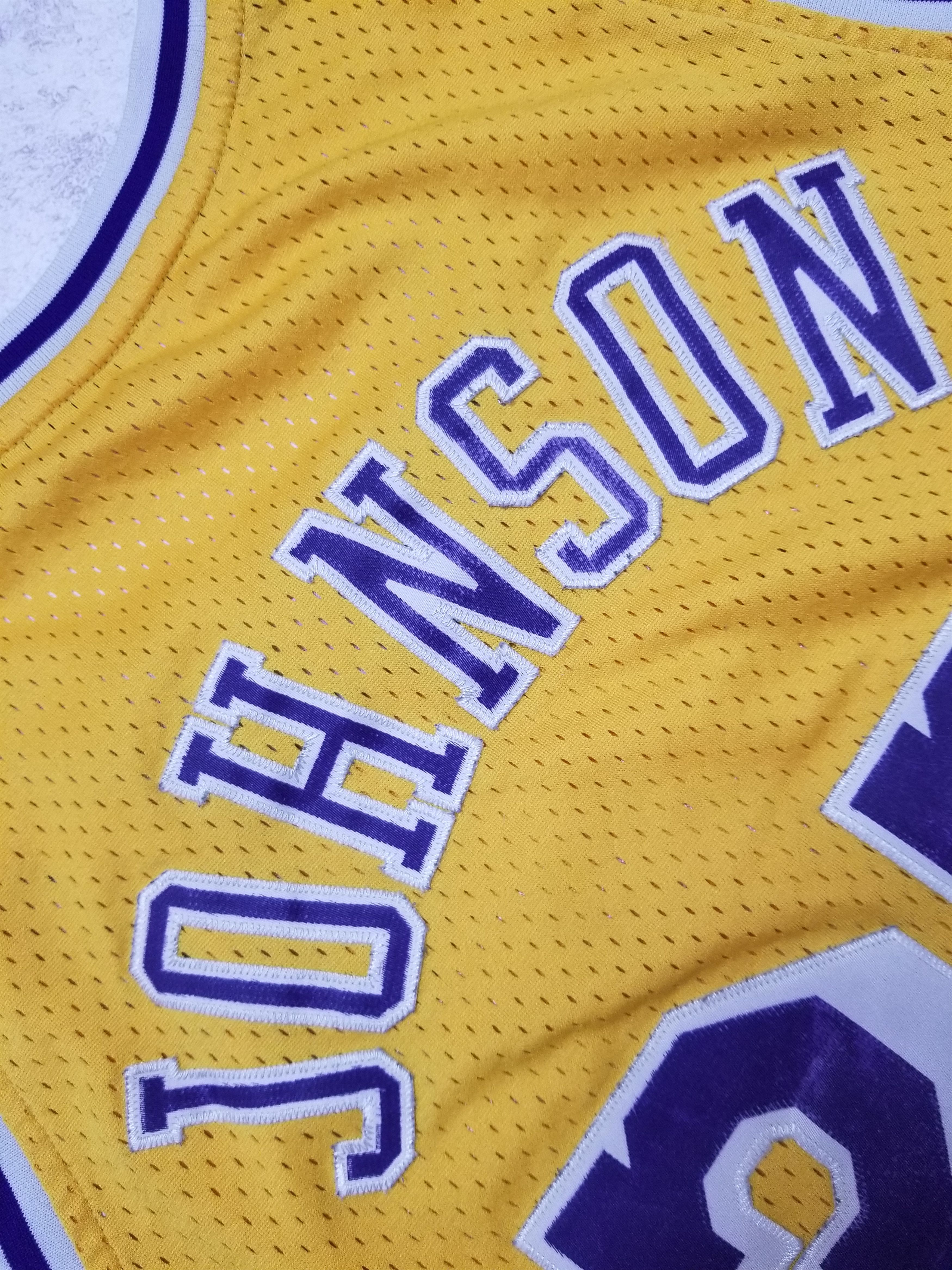 Adidas Magic Johnson LA Lakers NBA Jersey Hardwood Classics Size US XXL / EU 58 / 5 - 4 Thumbnail