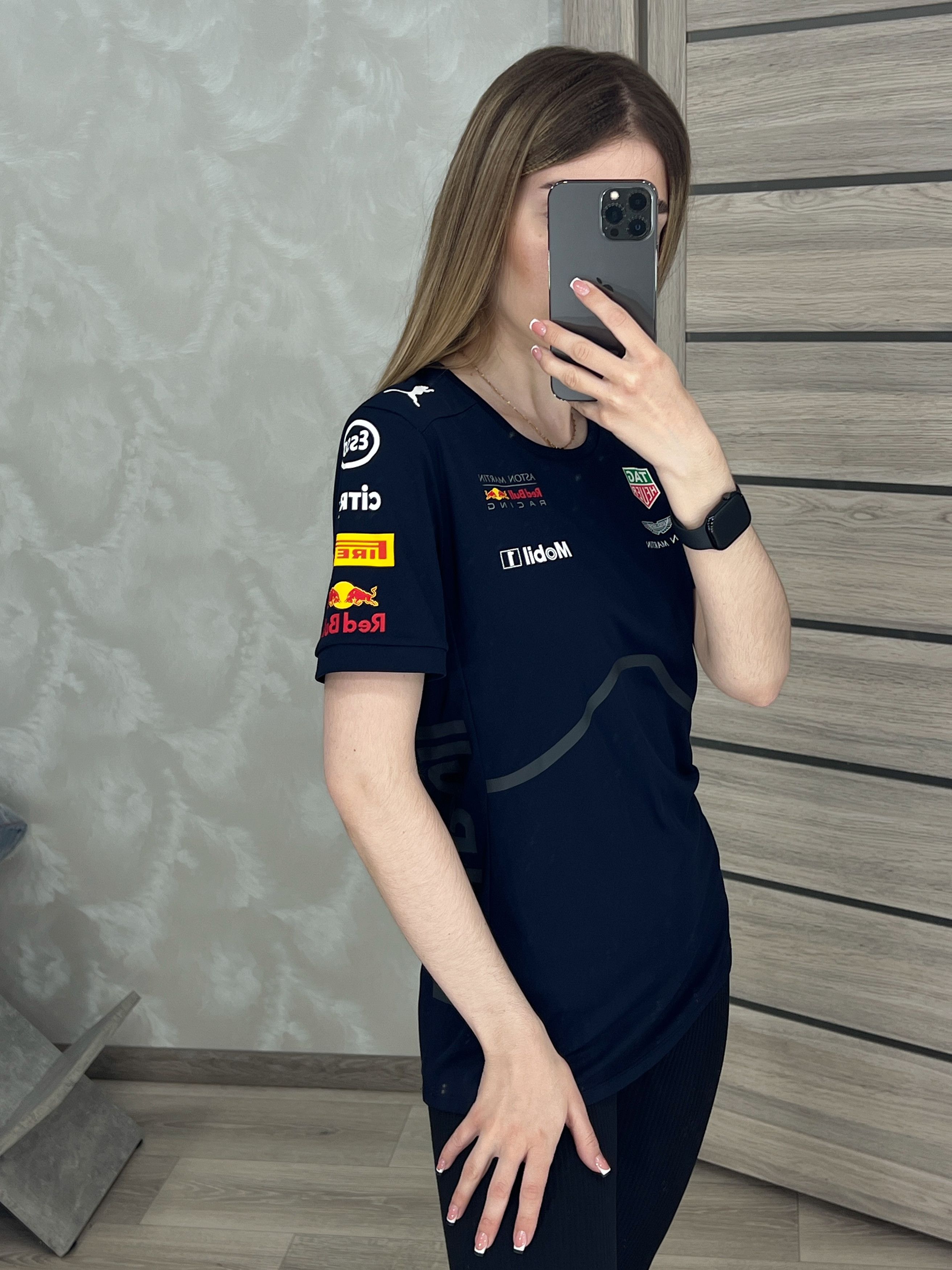 Puma × Red Bull Puma & Red Bull T-Shirt Aston Martin Racing F1 Esso Mobil1 Size S / US 4 / IT 40 - 10 Thumbnail