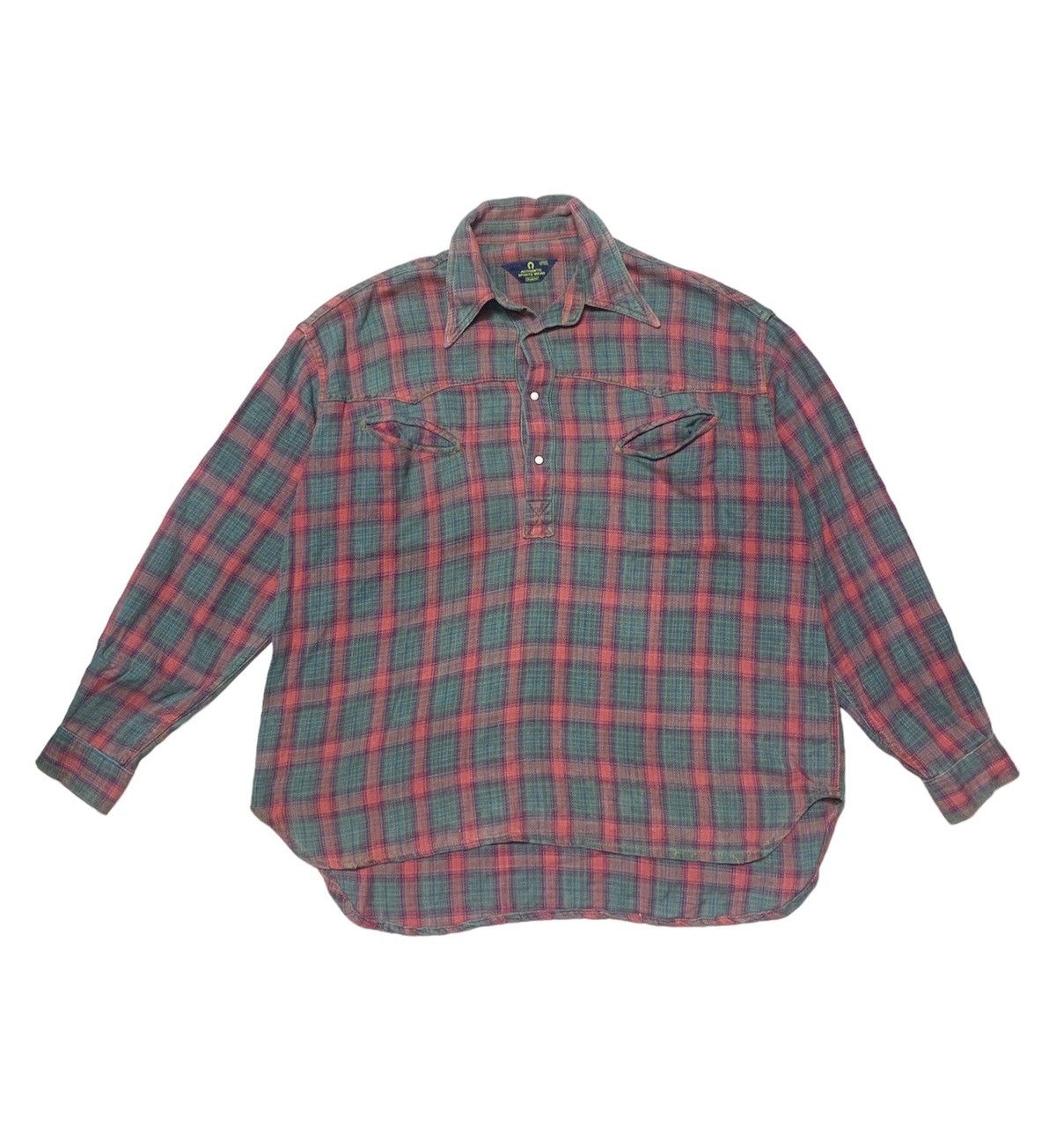 Denime Vintage DENIME Japan American Tradition Flannel Size US L / EU 52-54 / 3 - 1 Thumbnail
