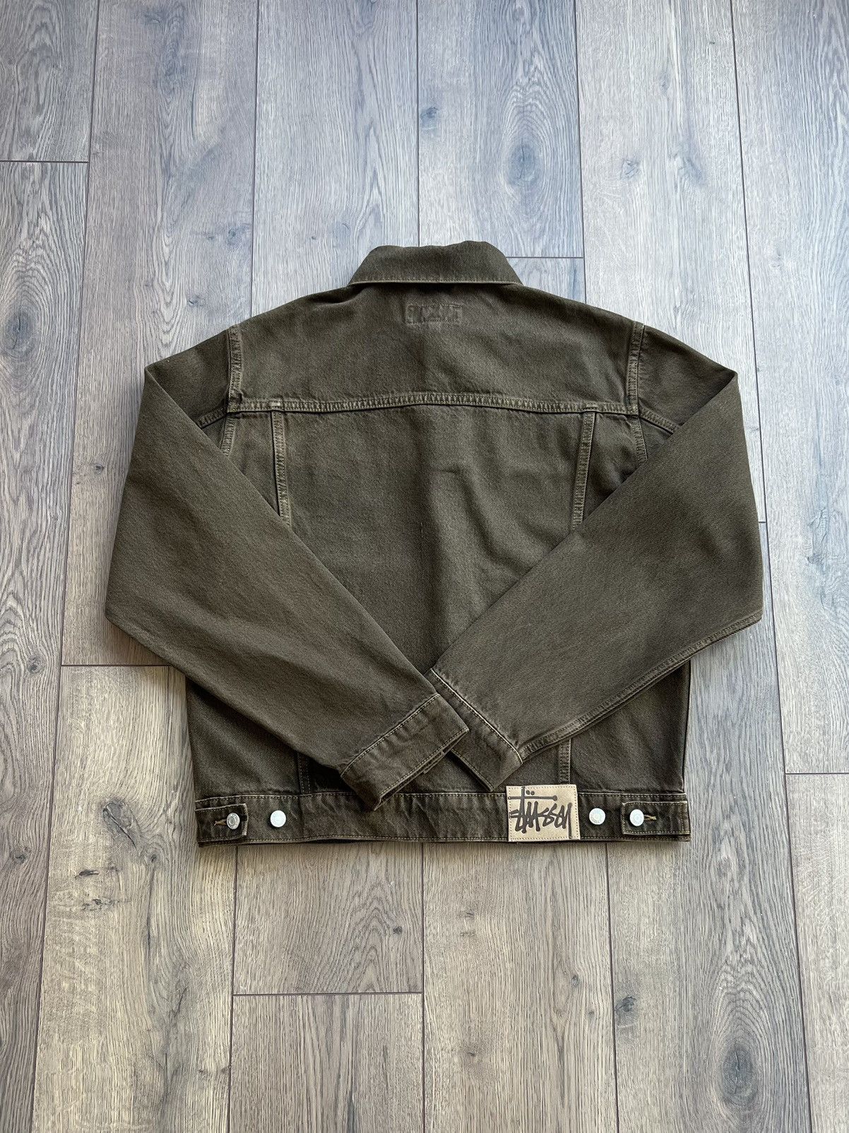 Stussy Stussy Denim Trucker Jacket Brown Medium Size US M / EU 48-50 / 2 - 2 Thumbnail