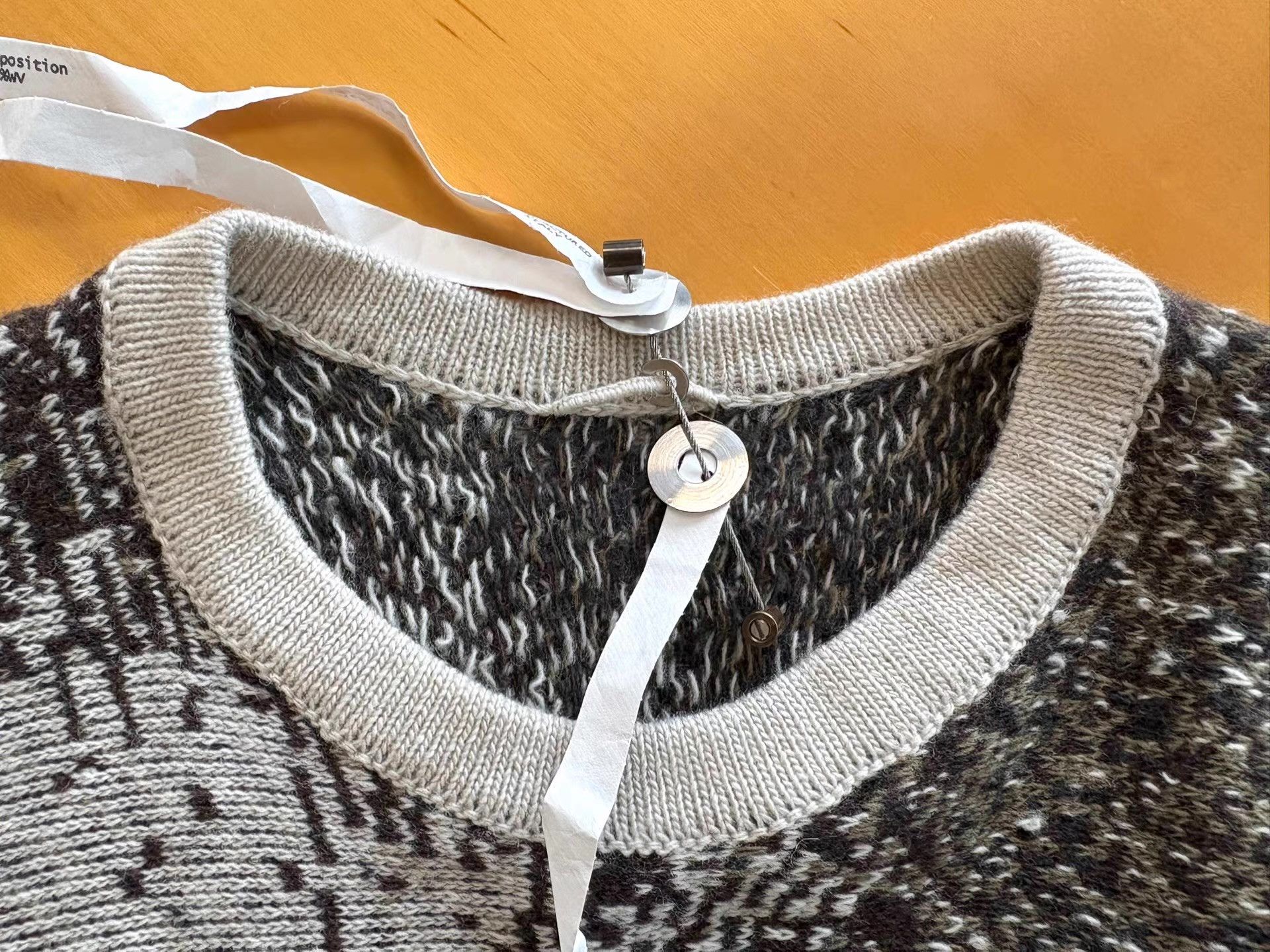 Label Under Construction Label Under Construction Men's Wool Knit Sweater Ｑ21 Size US M / EU 48-50 / 2 - 4 Thumbnail