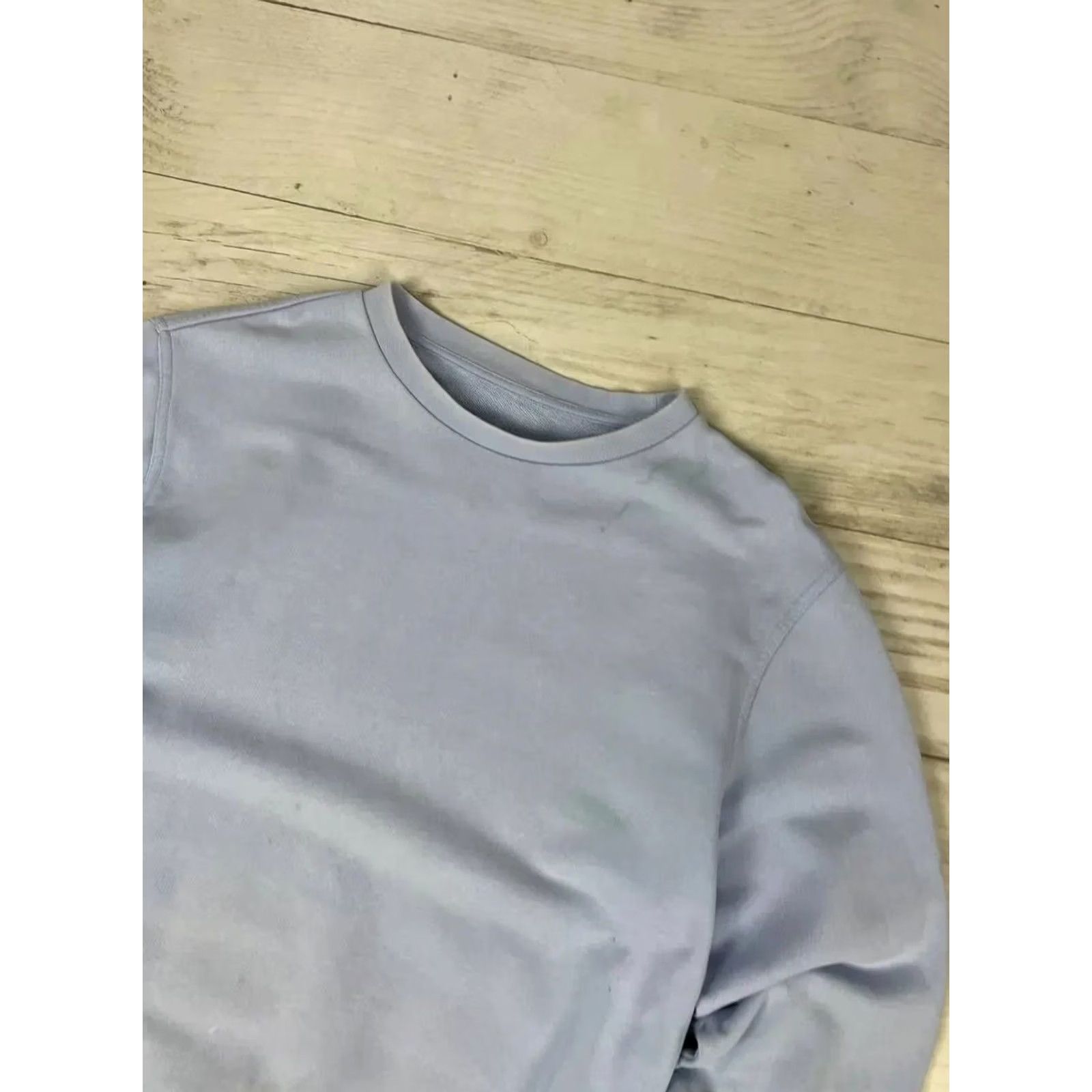 Maison Margiela Maison Margiela Sweatshirt Mens Sz M blue Logo Crew Neck Pullover Cotton Vintage: No Size US M / EU 48-50 / 2 - 2 Thumbnail
