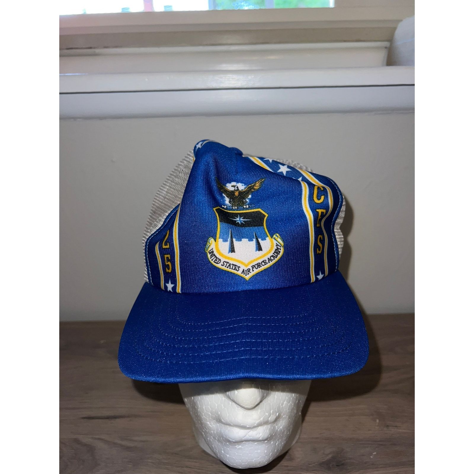 Vintage Vintage United States Air Force Academy 7625 CES Broken Hat Size ONE SIZE - 1 Thumbnail