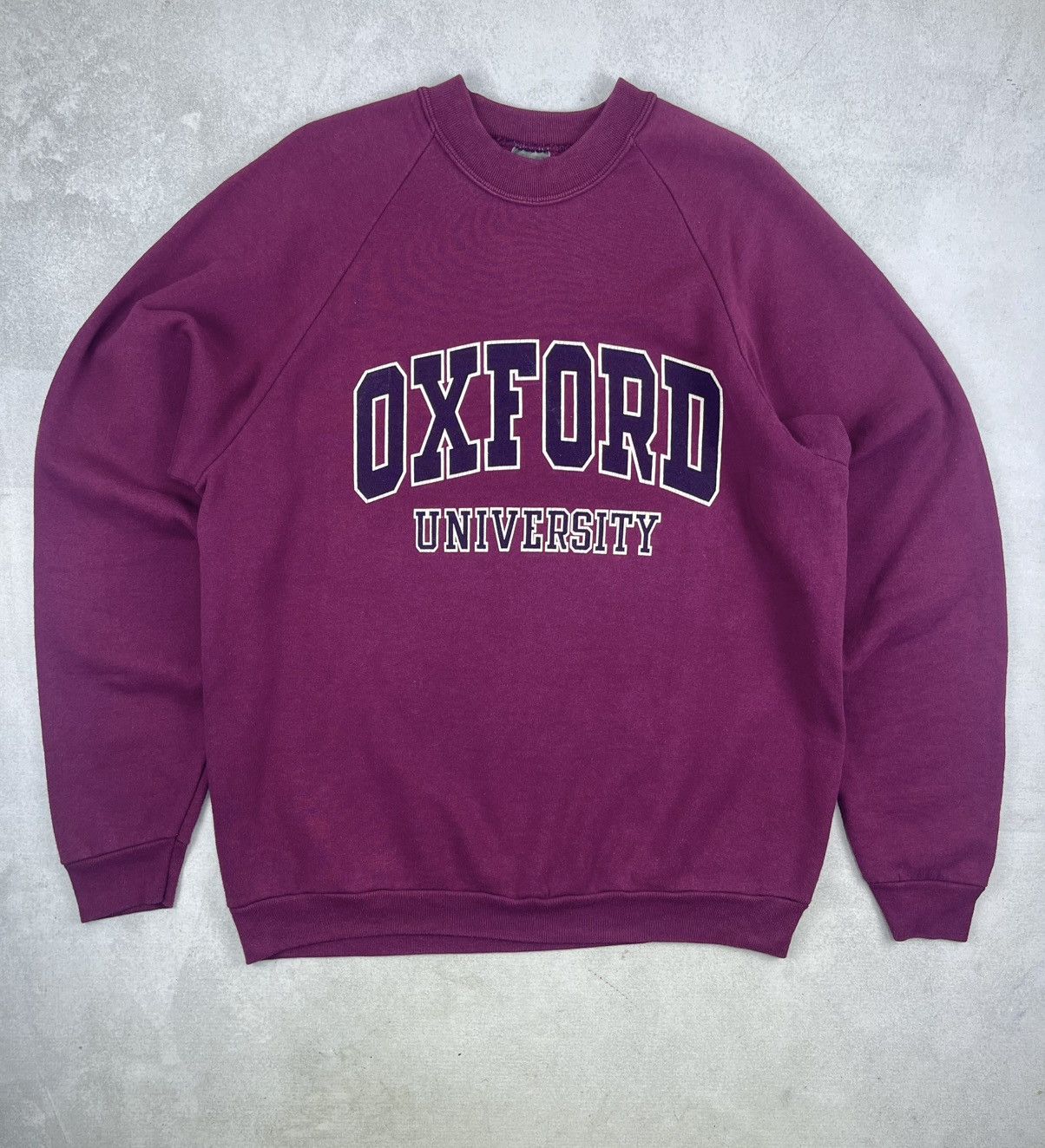 Vintage Vintage University Oxford Sweatshirt Rare💥 Size US L / EU 52-54 / 3 - 1 Thumbnail