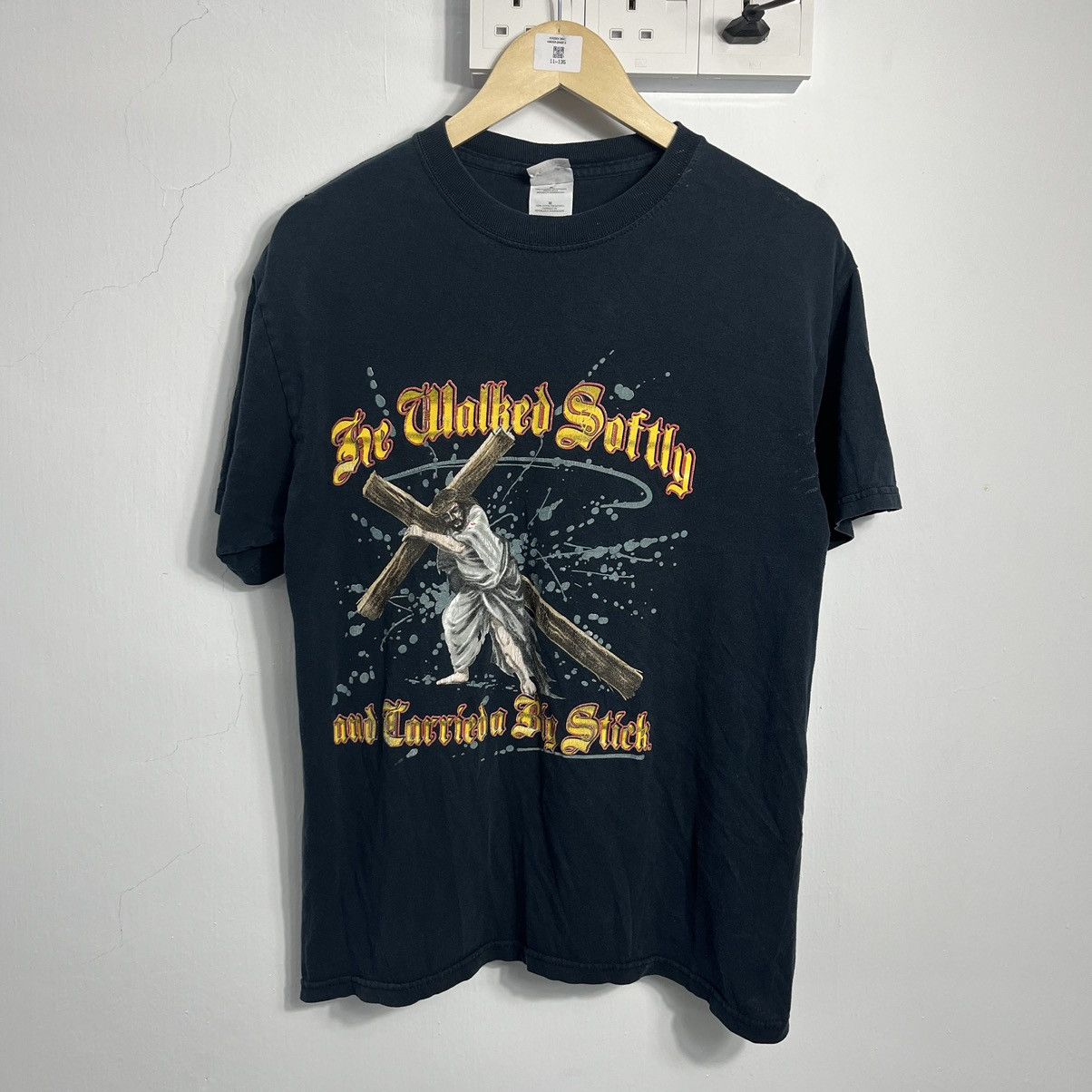 Vintage Vintage 90s Jesus Tee Size US M / EU 48-50 / 2 - 1 Thumbnail