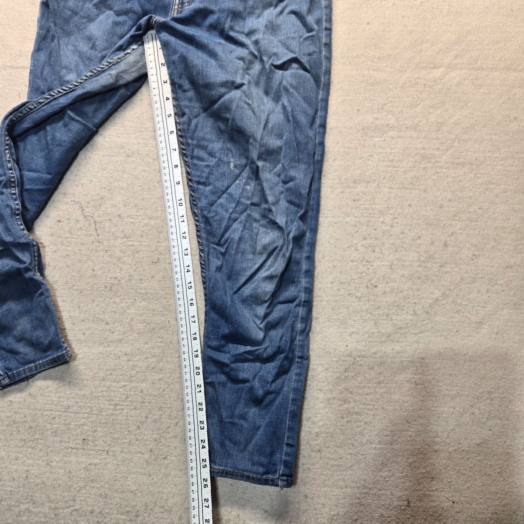 Levi's Levi's Jeans 731 Orange Tag Blue Denim High Rise Skinny Stretch Women's 31 Pants Jeans 90s Vintage No Size 24" / US 00 / IT 34 - 5 Thumbnail