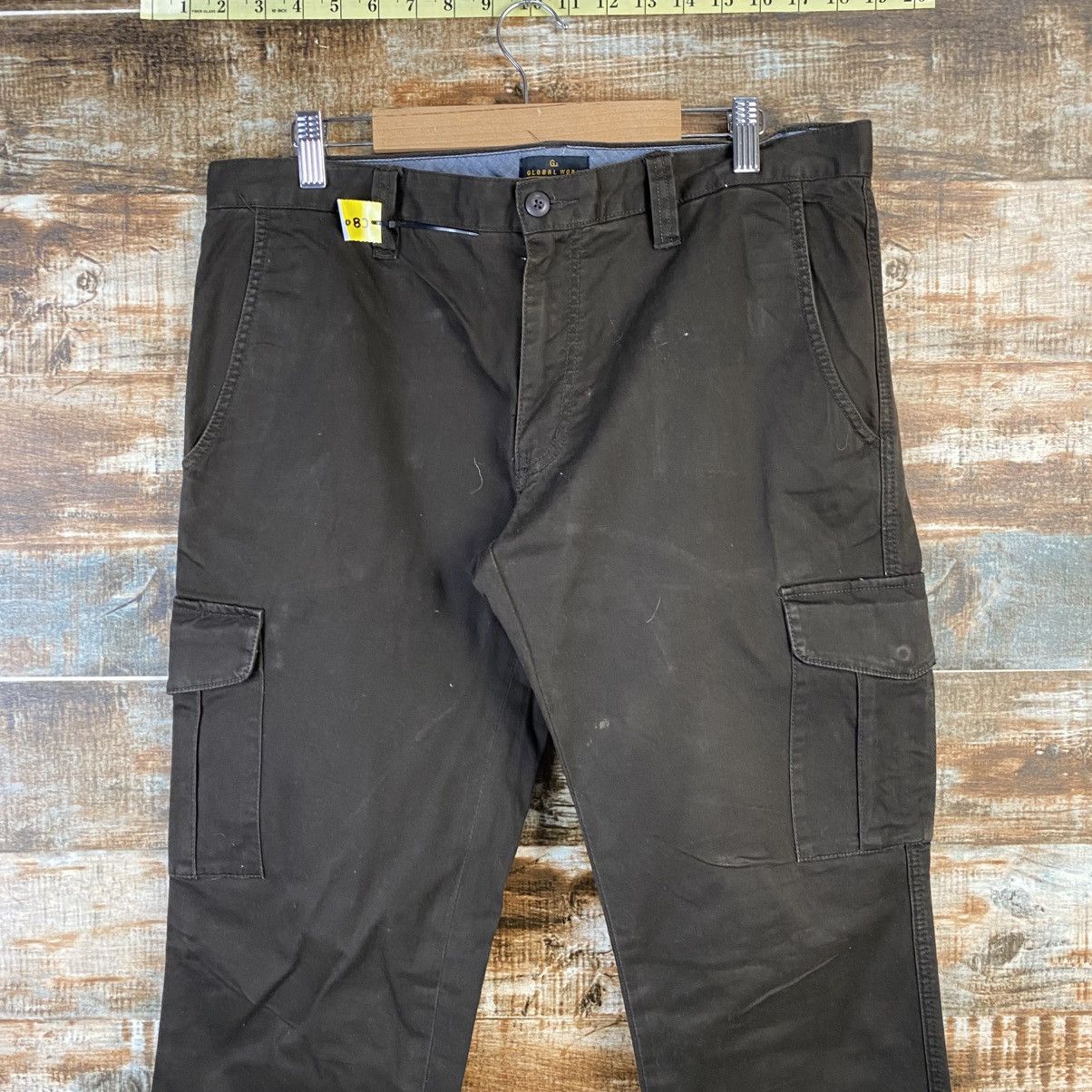 Global Work DL Global Work Brown Casual Pants #C802 Size US 32 / EU 48 - 4 Thumbnail