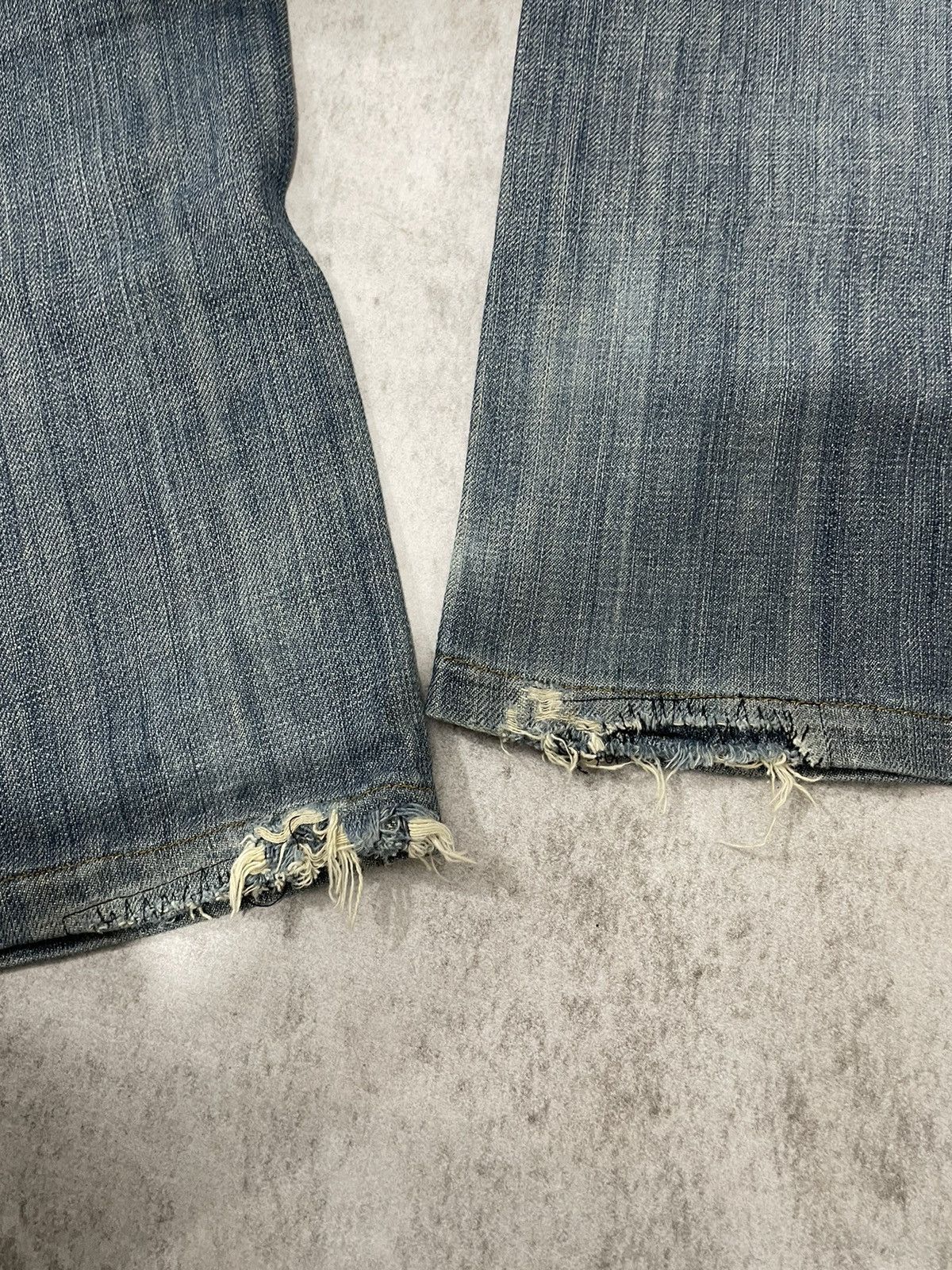 Hysteric Glamour × If Six Was Nine × Le Grande Bleu (L.G.B.) 2000s BSJ japan Destroy wash denim y2k style Size US 27 - 9 Thumbnail