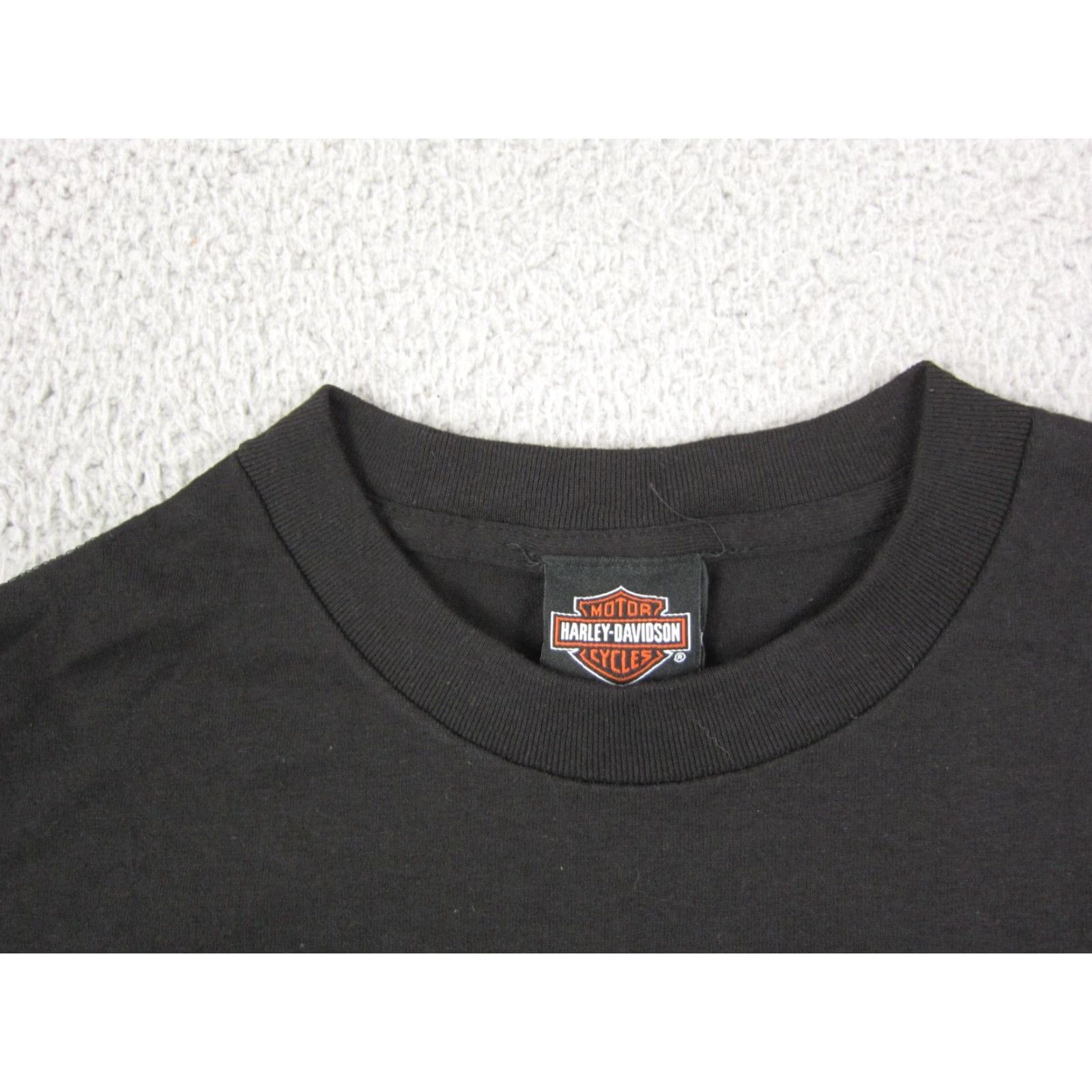 Harley Davidson Harley-Davidson Shirt Mens Small Black Logo Harley-Davidson T-Shirt Crew Neck Short Sleeve Regular Fit Men Size US S / EU 44-46 / 1 - 4 Thumbnail