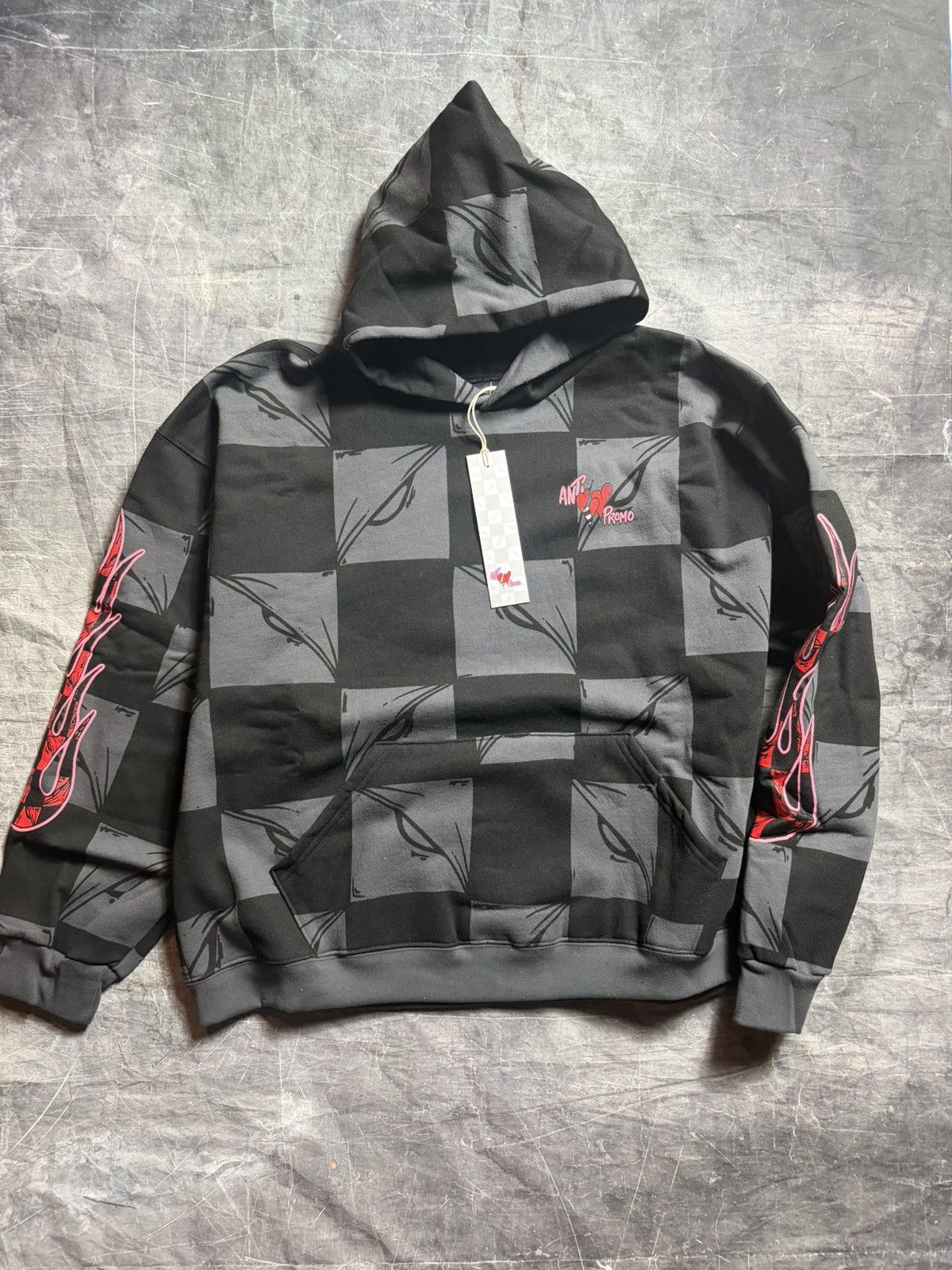 Matty Boy Matty Boy Chrome Hearts Anti Promo Flame Hoodie in Black Size US L / EU 52-54 / 3 - 1 Thumbnail