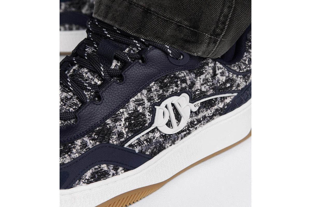 Dior o1bcso1str0126 B9s Skater Sneaker in Nevy Blue Size US 7 / EU 40 - 8 Thumbnail