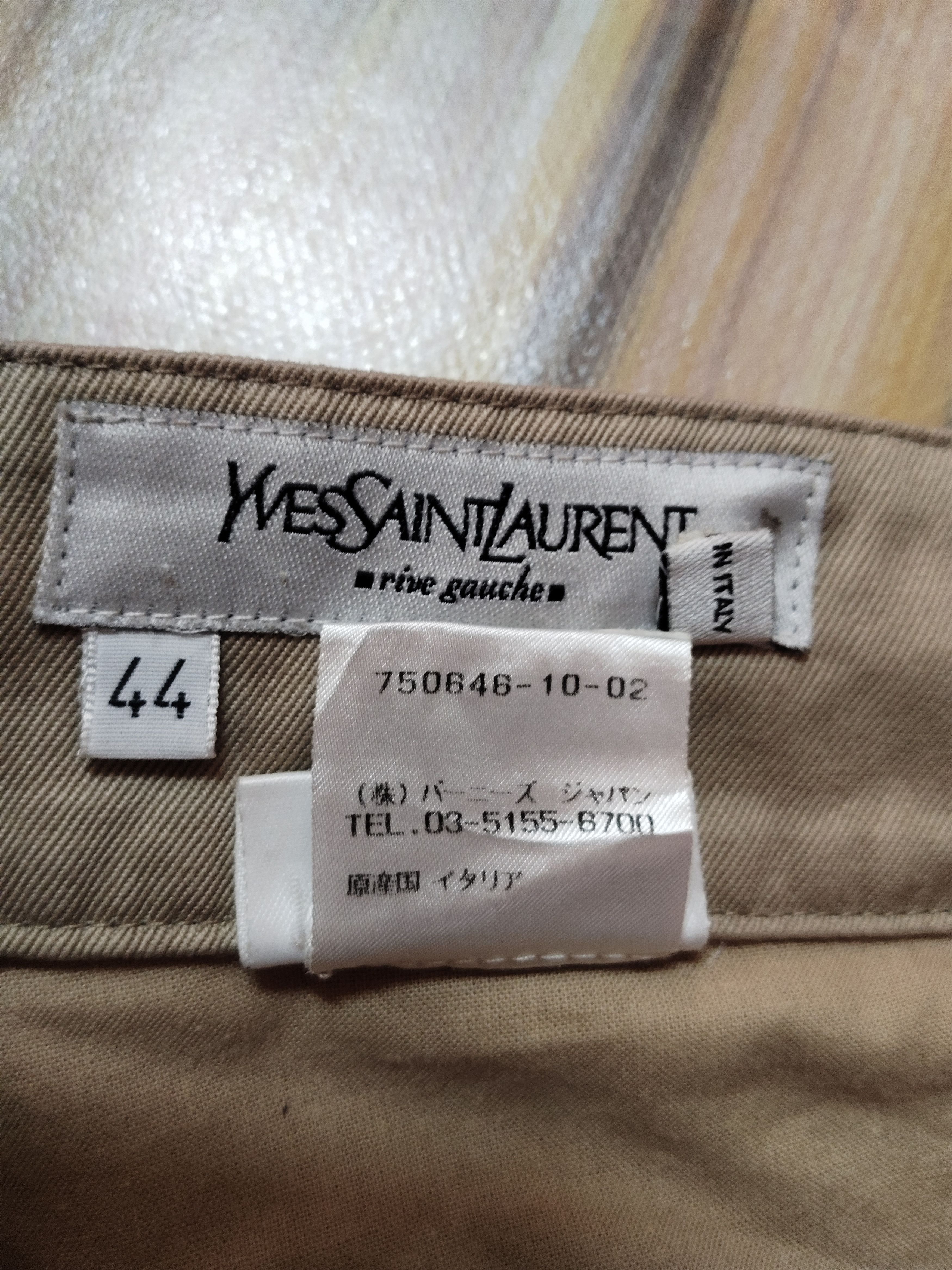 Yves Saint Laurent YVES SAINT LAURENT Chinos Pant Size US 32 / EU 48 - 13 Thumbnail