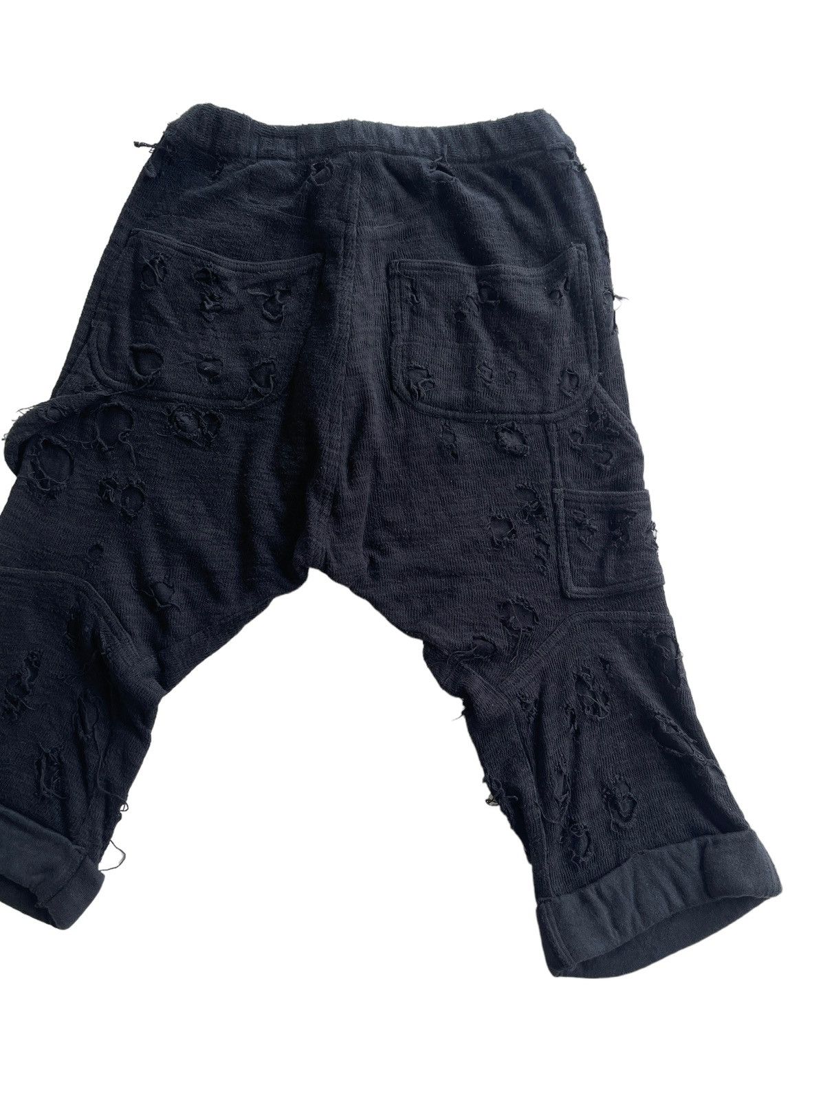 Japanese Brand Crazy Ripped Distressed Jieda X Disuniversity Harem Pants Size US 30 / EU 46 - 7 Thumbnail