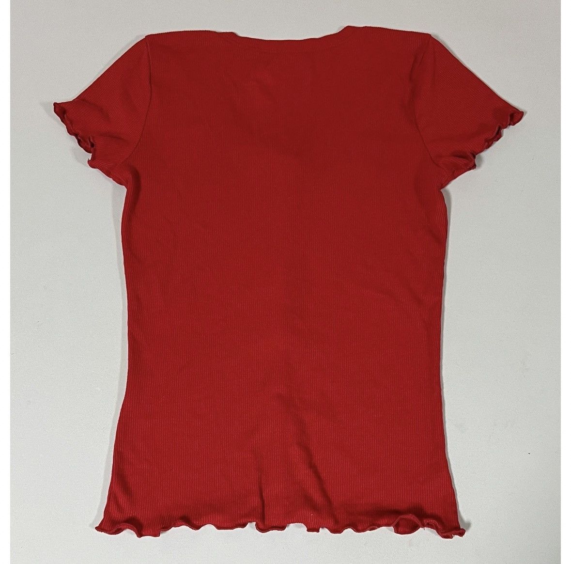Hollister Hollister Red Button-Up Short Sleeve Shirt Top Blouse XS ❤️✨ Size XS / US 0-2 / IT 36-38 - 4 Thumbnail