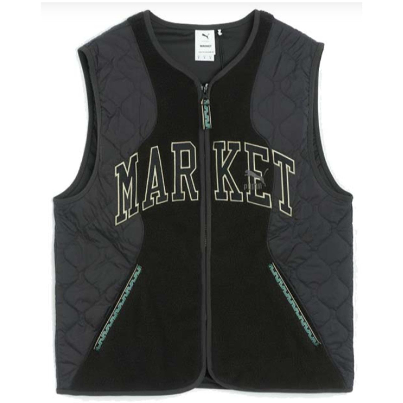 Market × Puma PUMA X MARKET RELAX VEST Streetwear Logo Rare $75 535084-01 Size US L / EU 52-54 / 3 - 5 Thumbnail