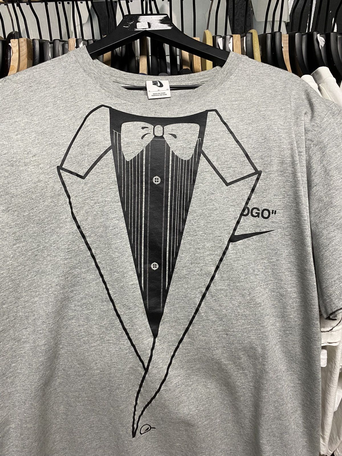 Off-White Off-White Nike Grey tee shirt XLarge Size US XL / EU 56 / 4 - 5 Thumbnail