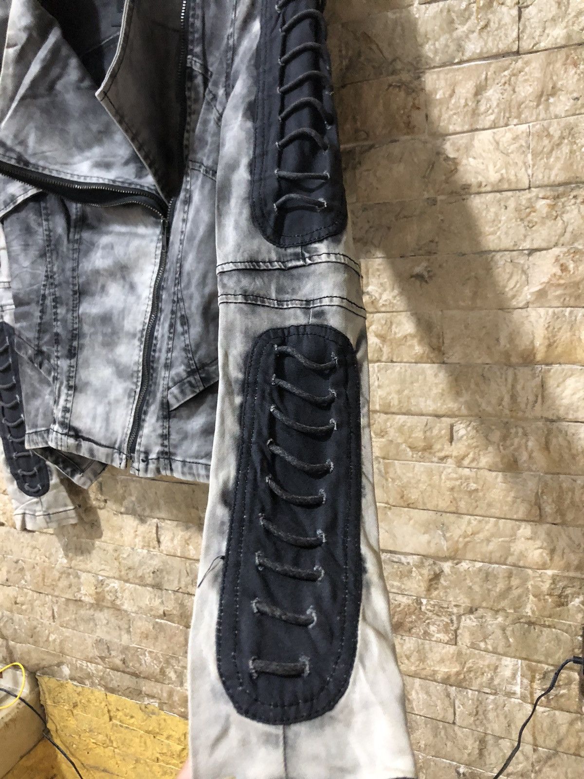 14th Addiction Comme Premium Acid Wash Gothic Jacket Size US S / EU 44-46 / 1 - 3 Thumbnail