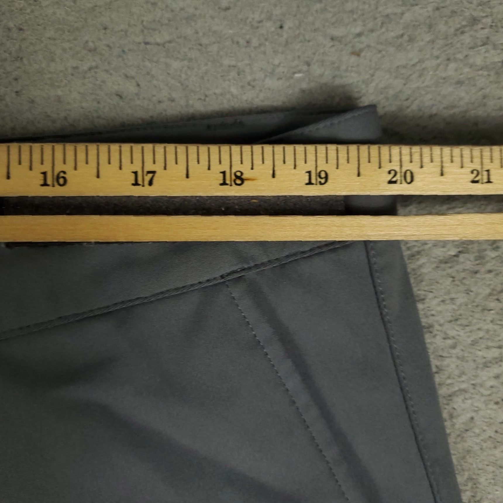 Rhone Rhone Mens Pants 40x32 Gray Flat Front Chino Trousers Regular 40 Inseam Black? No, Gray. Size US 40 / EU 56 - 3 Thumbnail