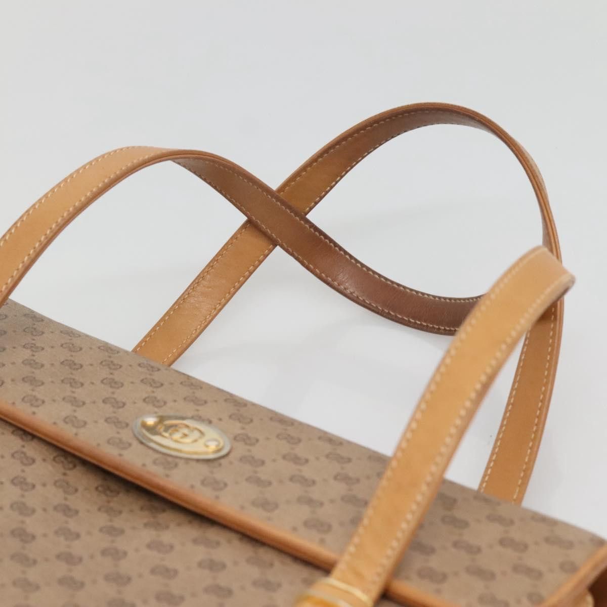 Gucci GUCCI Micro GG Supreme Hand Bag Pvc Beige Gold 000 46 000 46 Size ONE SIZE - 8 Thumbnail