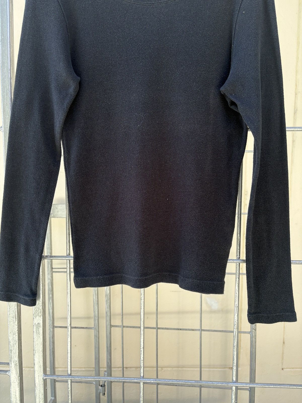 Y's Yohji Yamamoto long sleeve black T-shirt