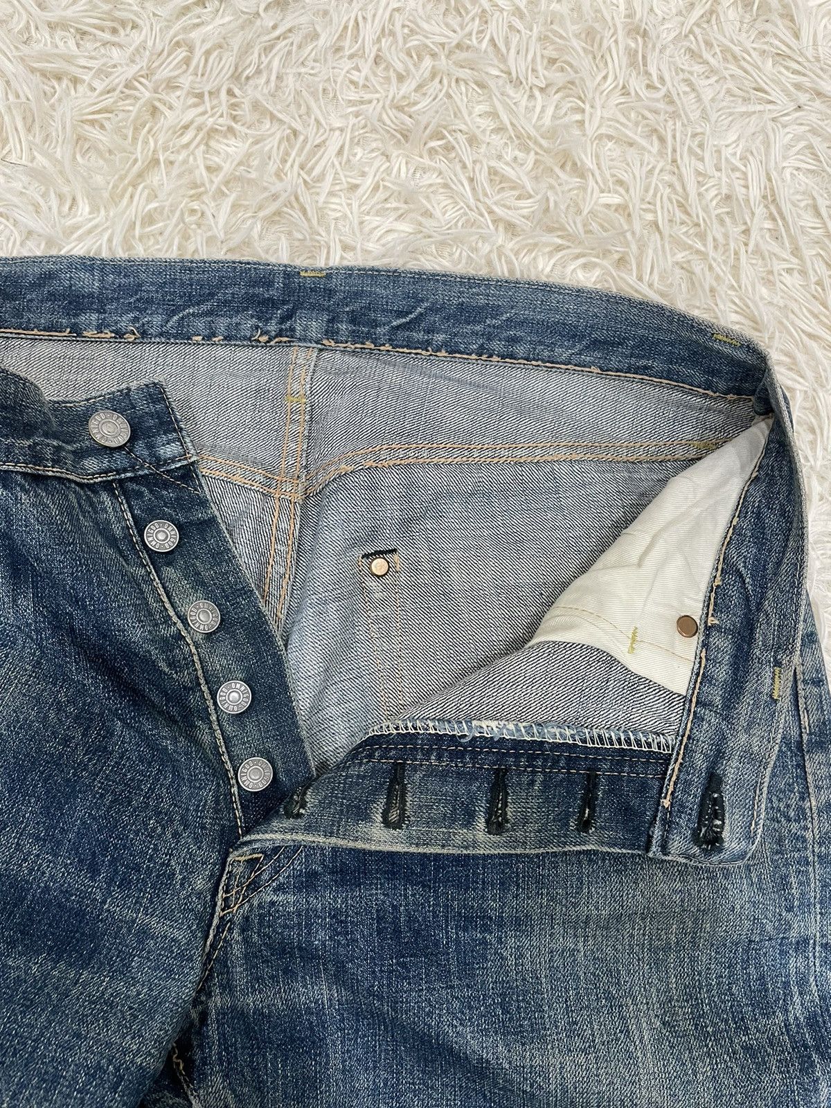 OMNIGOD Bind Offer‼️Vintage Omnigod Selvedge Rusty Denim (24-093) Size US 31 - 14 Thumbnail