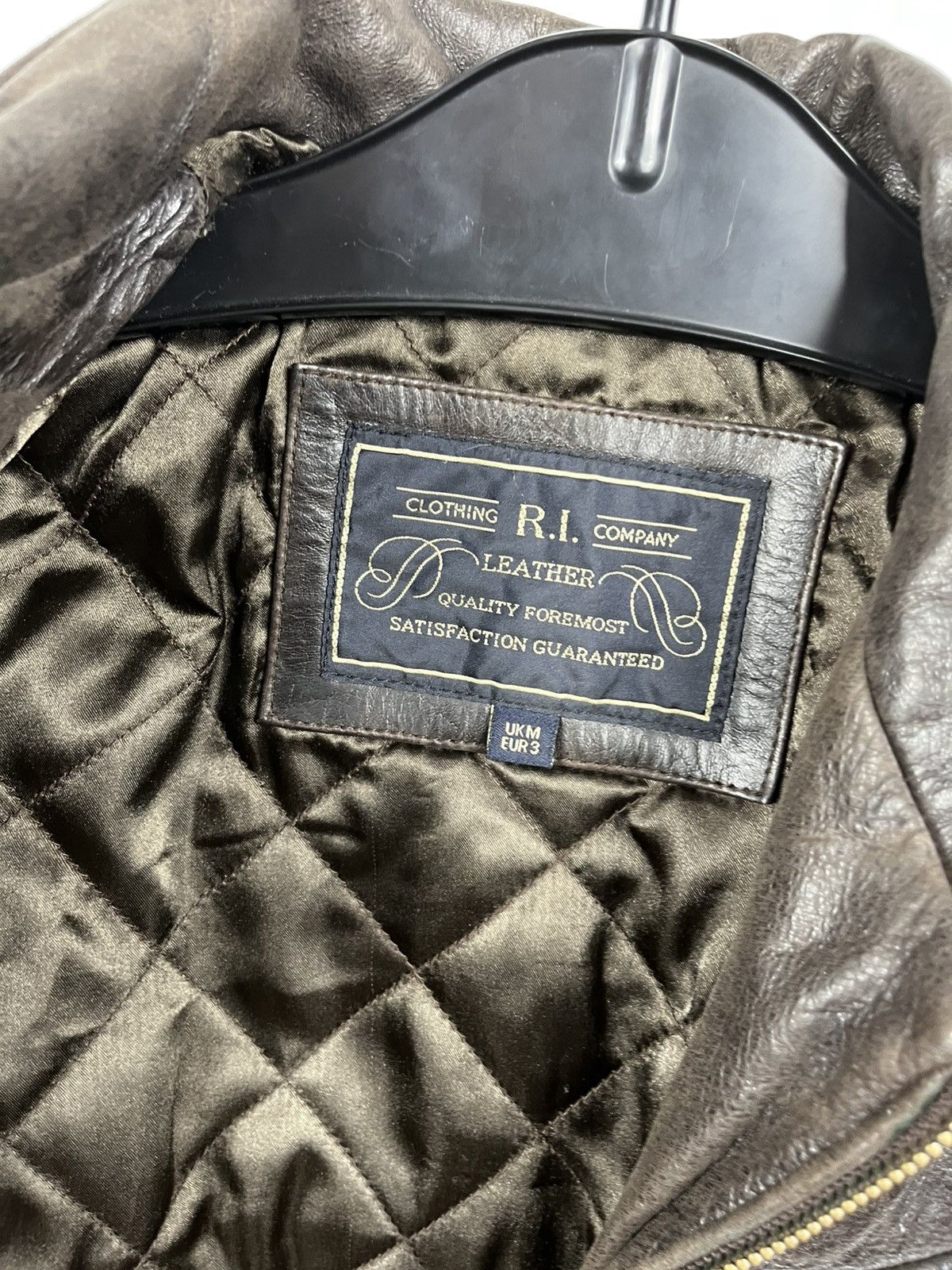 Leather Vintage Heavy Leather Jacket Brown Quilted Lining Biker M Size US M / EU 48-50 / 2 - 8 Thumbnail