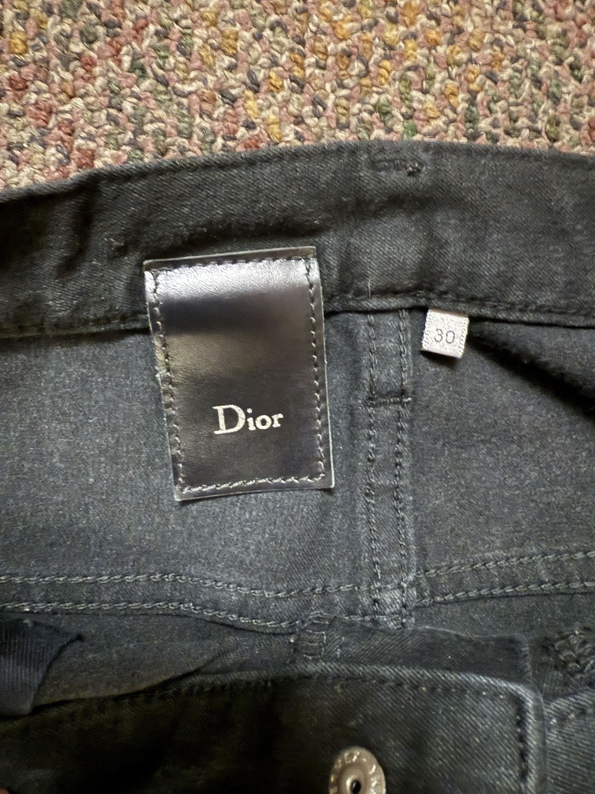 Hedi Slimane Dior Homme Stretch Black Denim Size US 30 / EU 46 - 3 Thumbnail