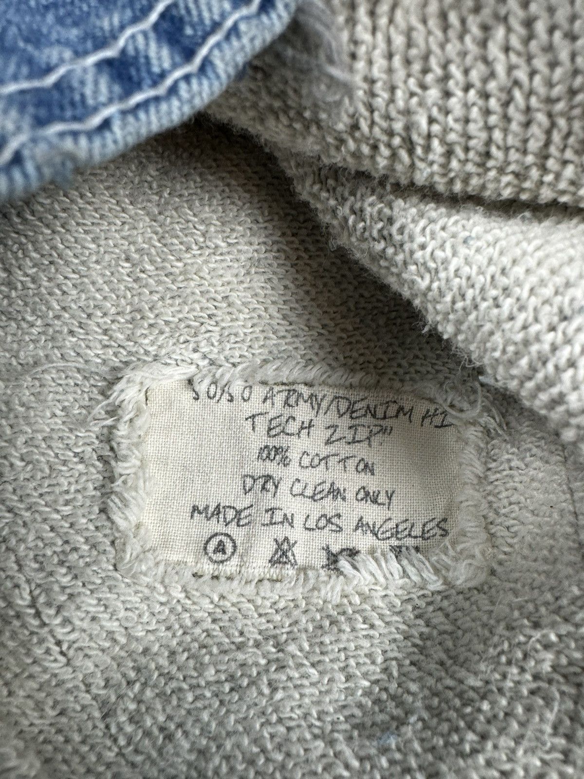 Greg Lauren 50/50 Army Denim High Tech Zip Size US L / EU 52-54 / 3 - 8 Thumbnail