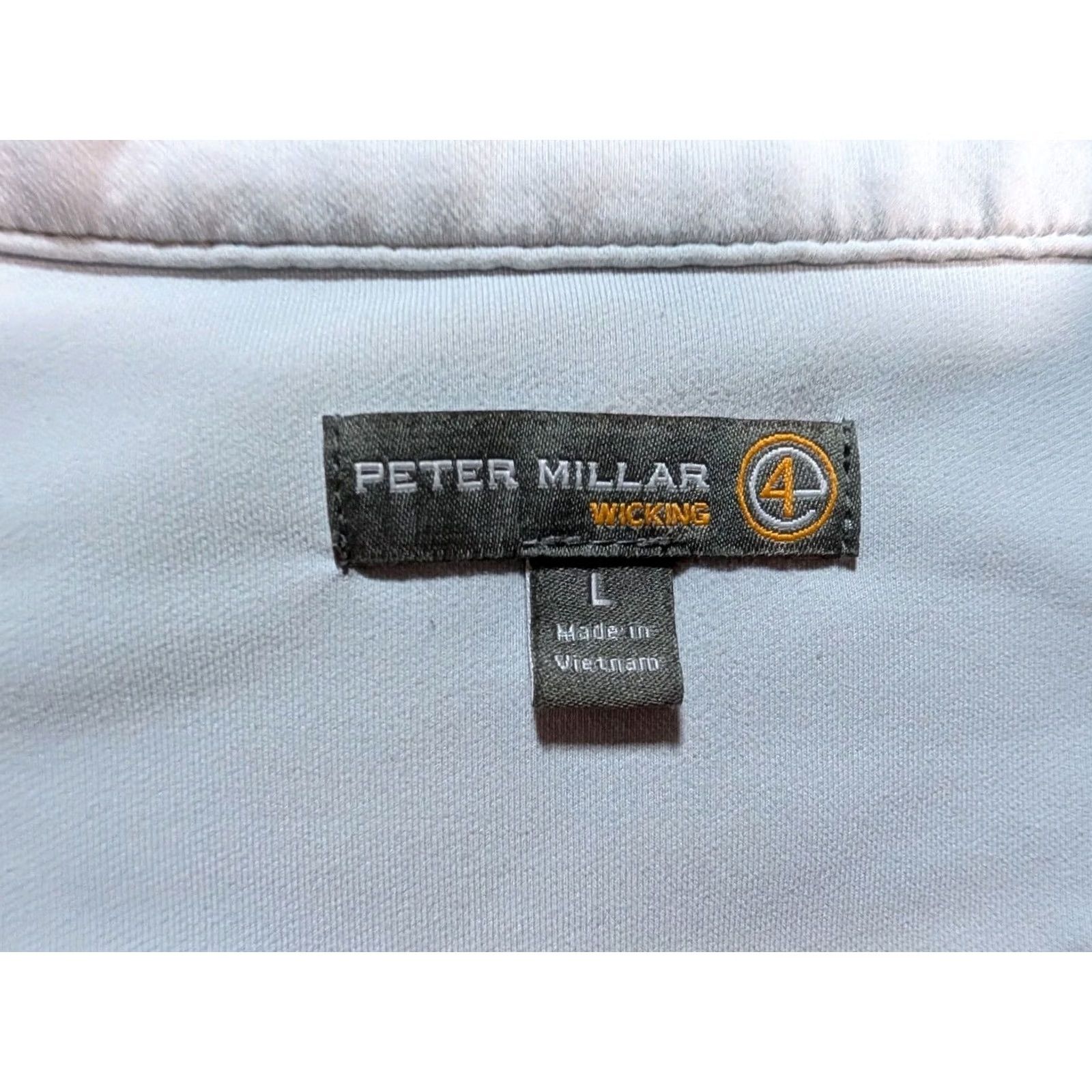 Peter Millar Peter Millar Sweater Mens Large Pink Golf Performance 1/4 Zip Mock Neck Long Sleeve Knit Logo Pullover- Casual, Travel, 60s? Size US L / EU 52-54 / 3 - 3 Thumbnail