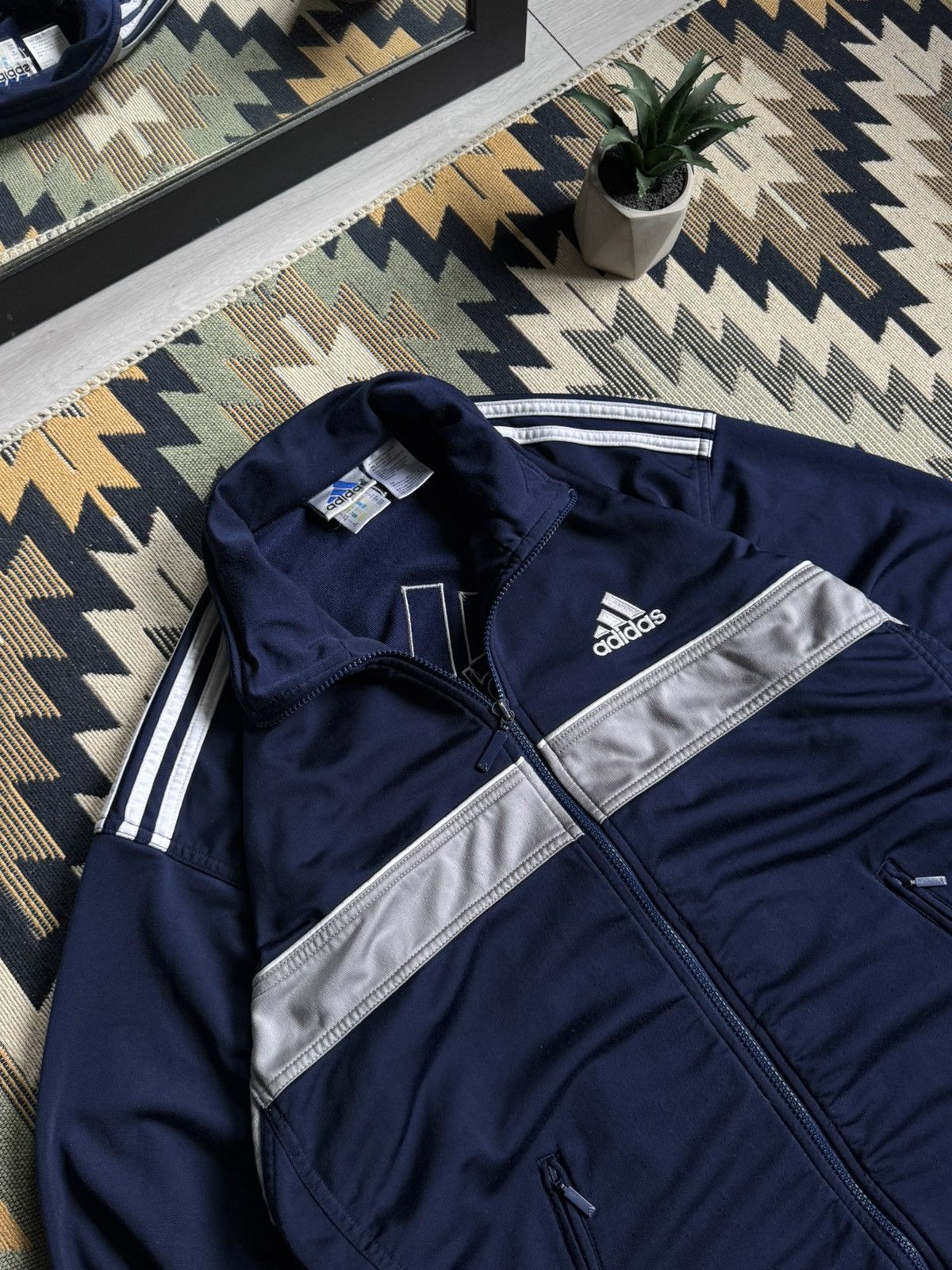 Adidas Vintage Adidas Retro 3 Stripes Y2K Track Jacket Size US M / EU 48-50 / 2 - 6 Thumbnail